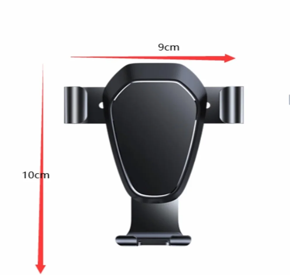 Uchwyt Telefon Wsparcie Telefonu Do Samochodu Gravity Wysuwany Uchwyt Montażowy GPS 360 Obrotowy Na Telefon Do Samochodu(Blue,Silver)