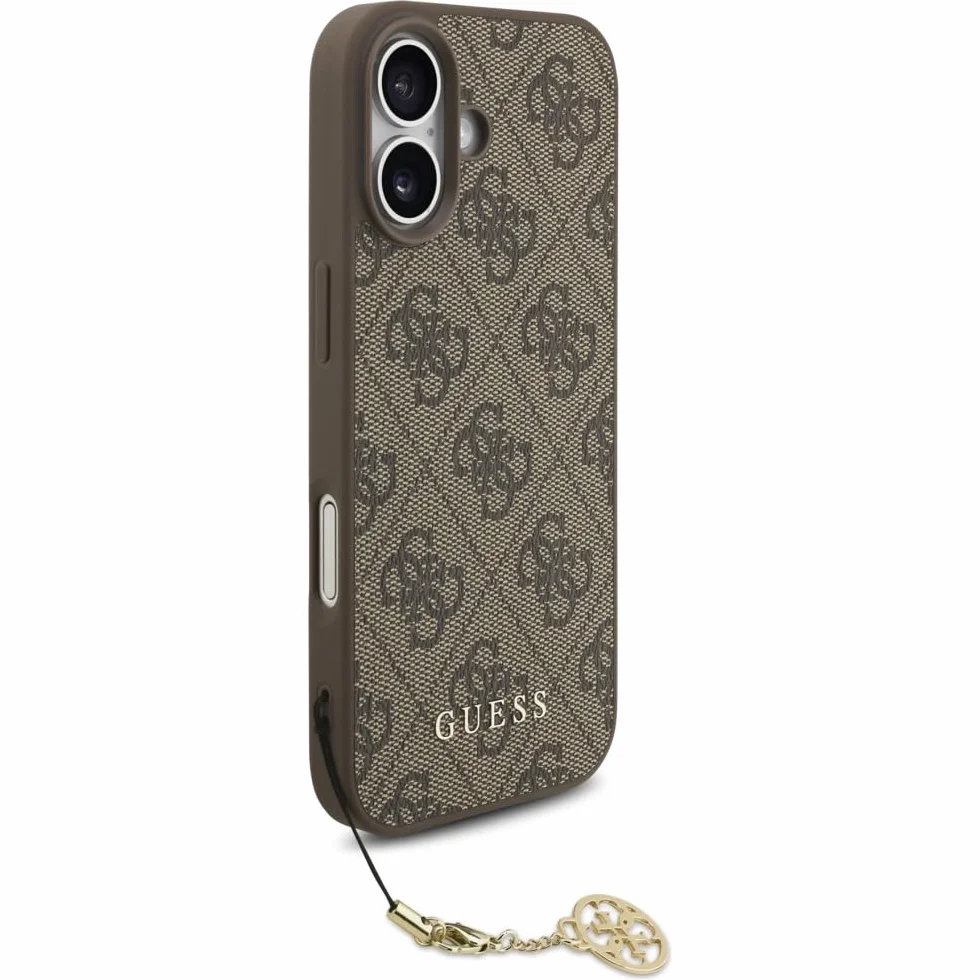 CG MOBILE Guess Kolekcja zawieszek 4G kompatybilna z etui MagSafe do iPhone'a 17 (brązowe)
