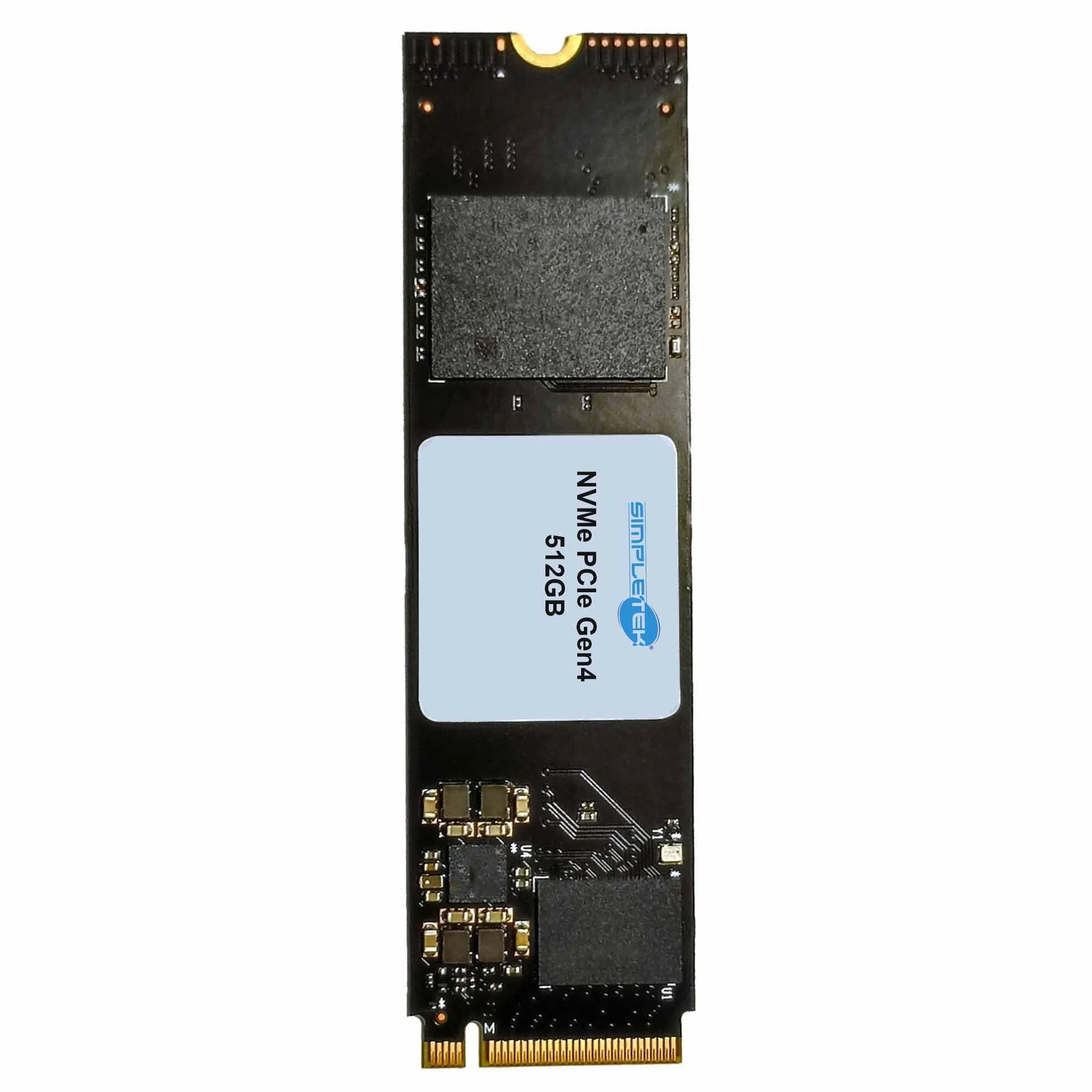 SIMPLETEK Wewnętrzny dysk SSD M.2 NVME PCI 4.0 2280 512 GB QLC 4 | 3,3 V 6000 MB/s | dysk SSD idealny do komputerów stacjonarnych i laptopów