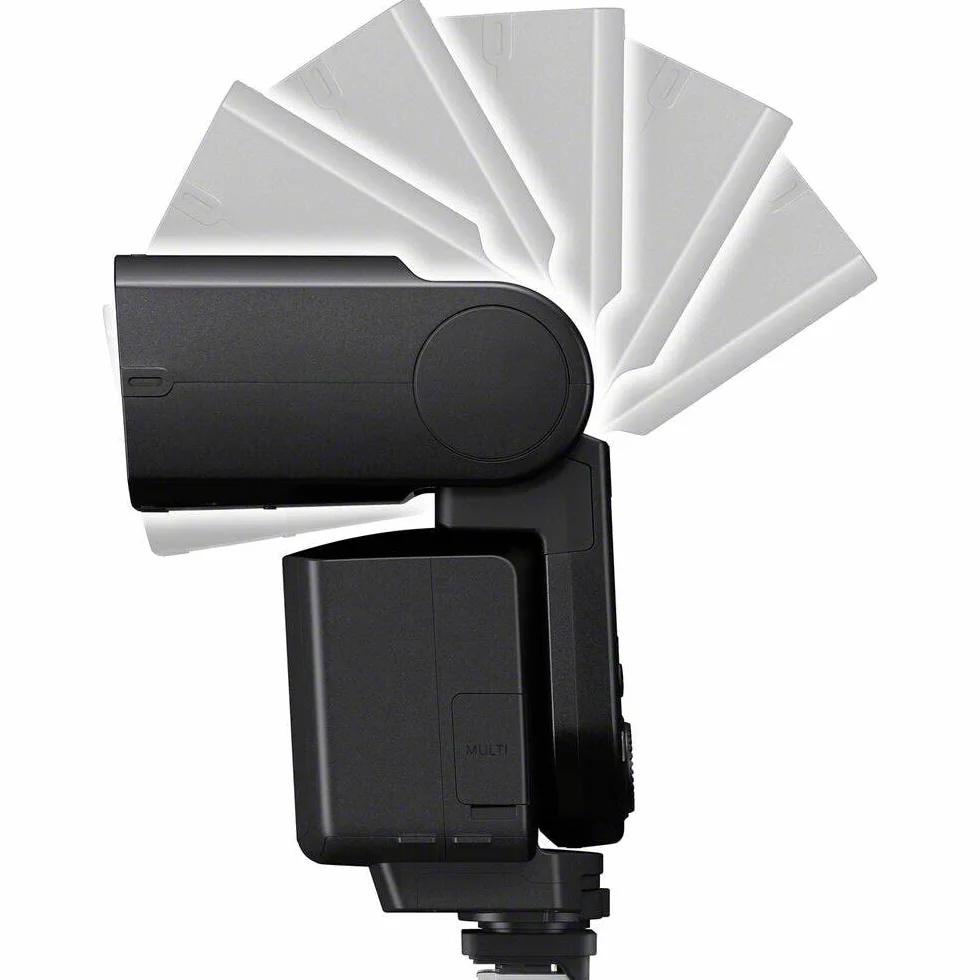 Sony HVL-F60RM2 | zewnętrzna lampa błyskowa z bezprzewodowym sterowaniem radiowym (GN60. Wielokrotne błyski, High-Speed-BBlitz, 10 BPS, Quick Shift Bounce), czarna, HVLF60RM2.CE7