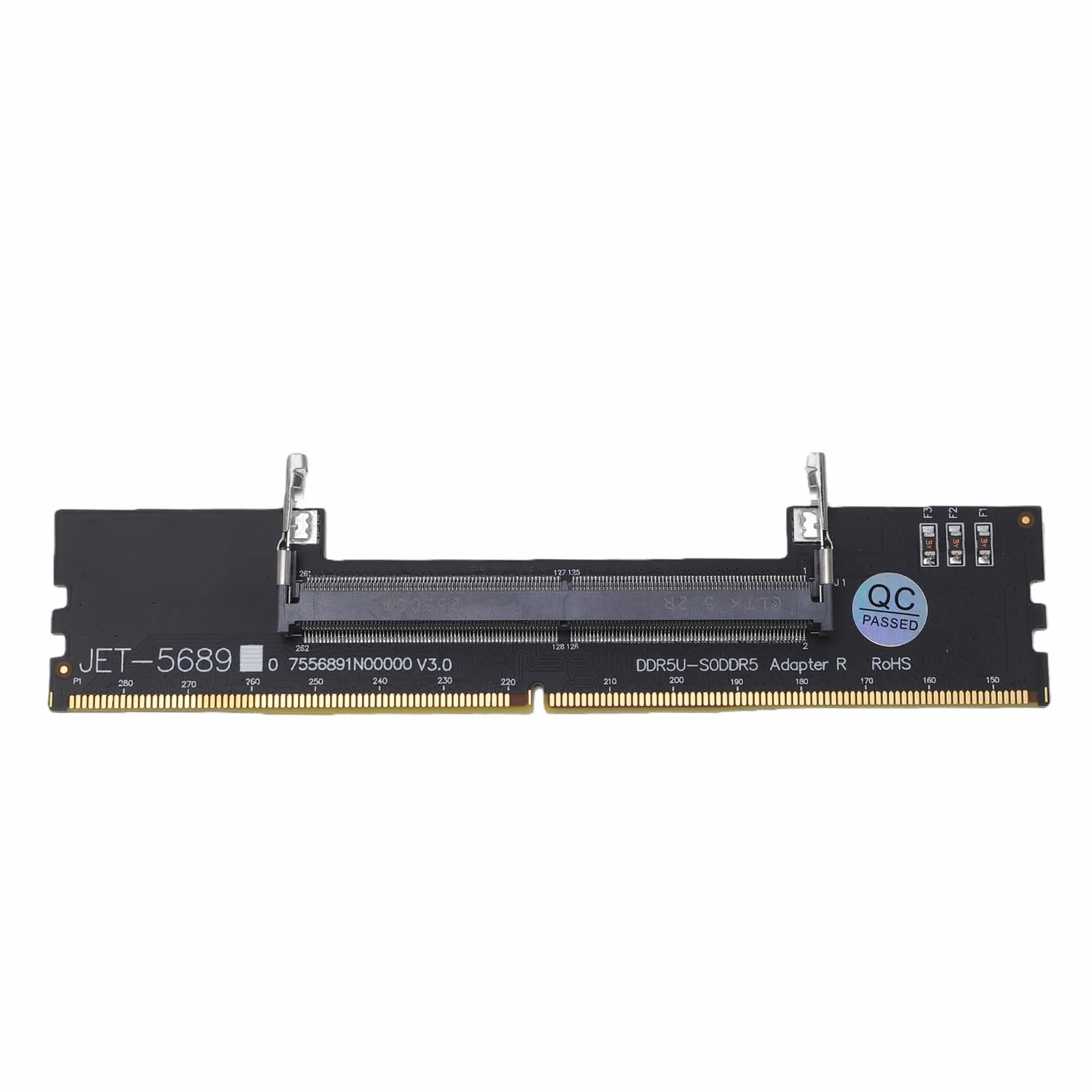 Spacnana Adapter DDR5 U DIMM do SO DDR5 RVS, Konwerter Pamięci Laptopa na Komputer Stacjonarny z Ulepszonymi Możliwościami Testowania, do Naprawy i Konserwacji Komputerów