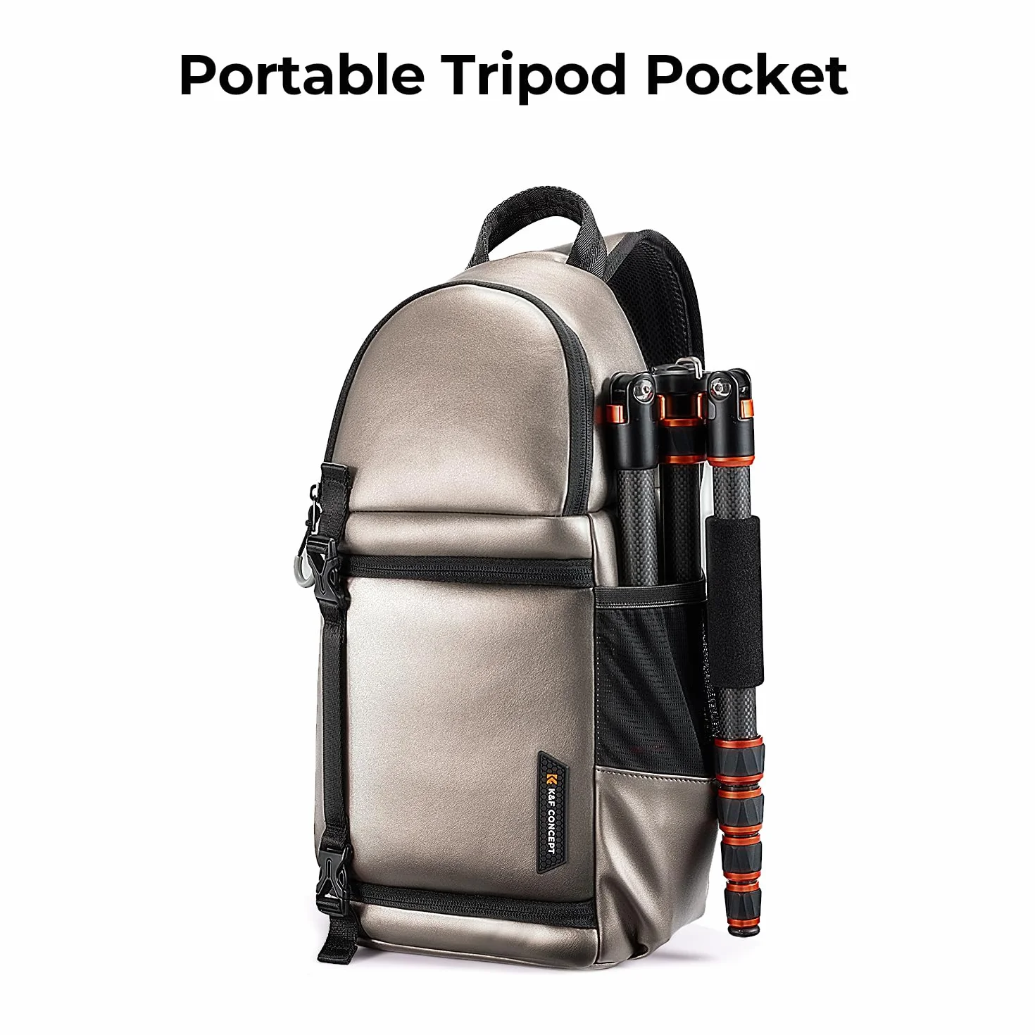 K&F Concept Torba na aparat, torba crossbody, wodoodporny plecak na ramię, DSLR/SLR, etui na aparat bezlusterkowy, torby fotograficzne z uchwytem na statyw kompatybilne z