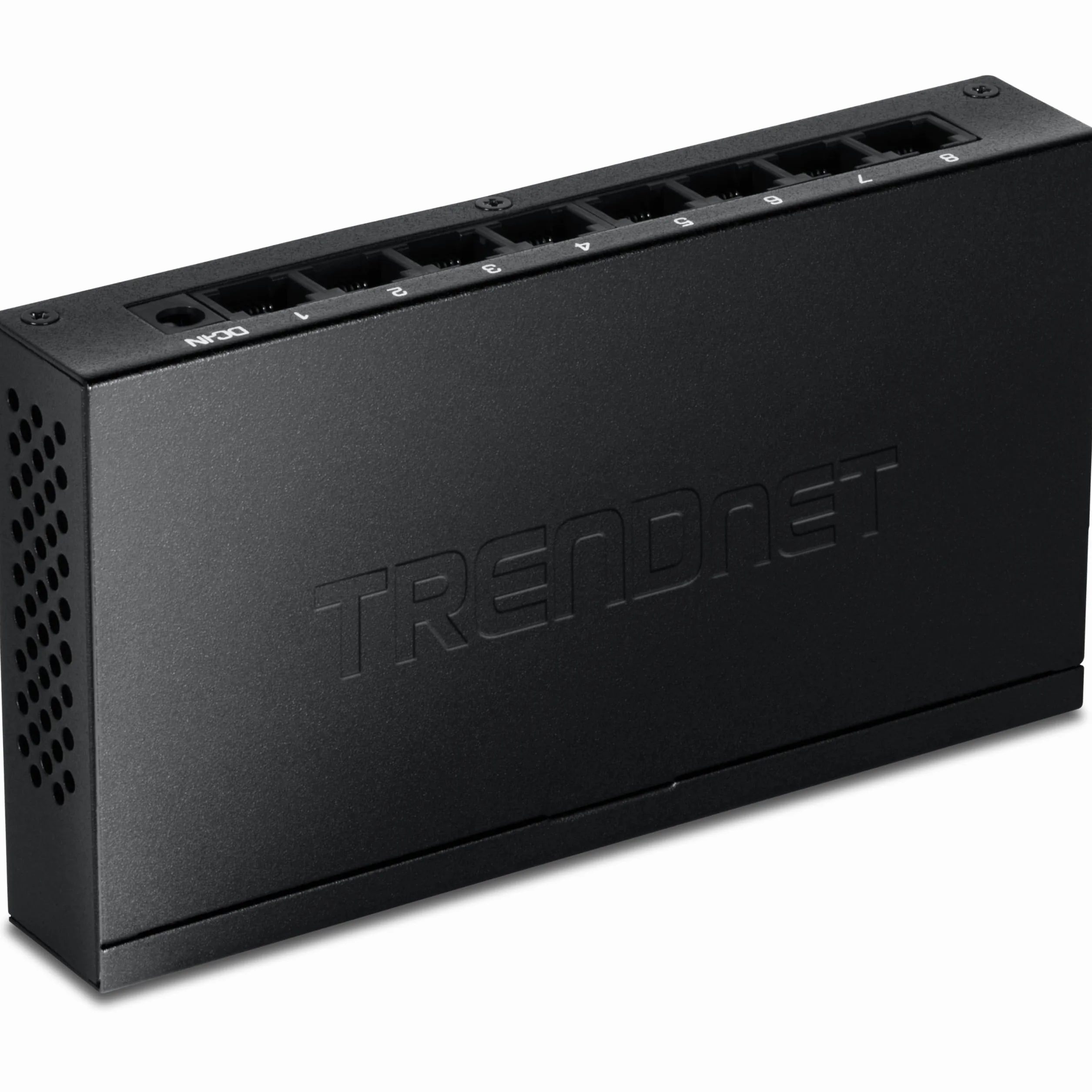 TRENDnet 8-portowy przełącznik 2,5 GB, TEG-S381, 8 portów RJ45 x 2,5 G, pojemność przełączania 40 Gb/s, zgodny z NDAA + TAA, rozdzielacz Ethernet, do konsoli do gier, NAS, PC, dożywotnia ochrona