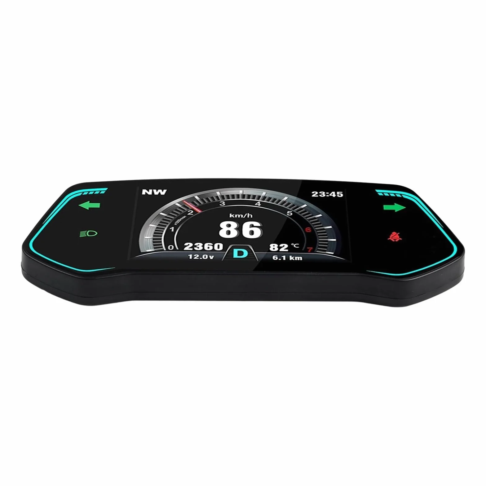 Panele Instrumentów Samochodowych Universal Car HUD Uniwersalny Alarm Samochodowy Temp Samochodowy Cyfrowy Wyświetlacz Head Up Wskaźnik RPM Prędkościomierz