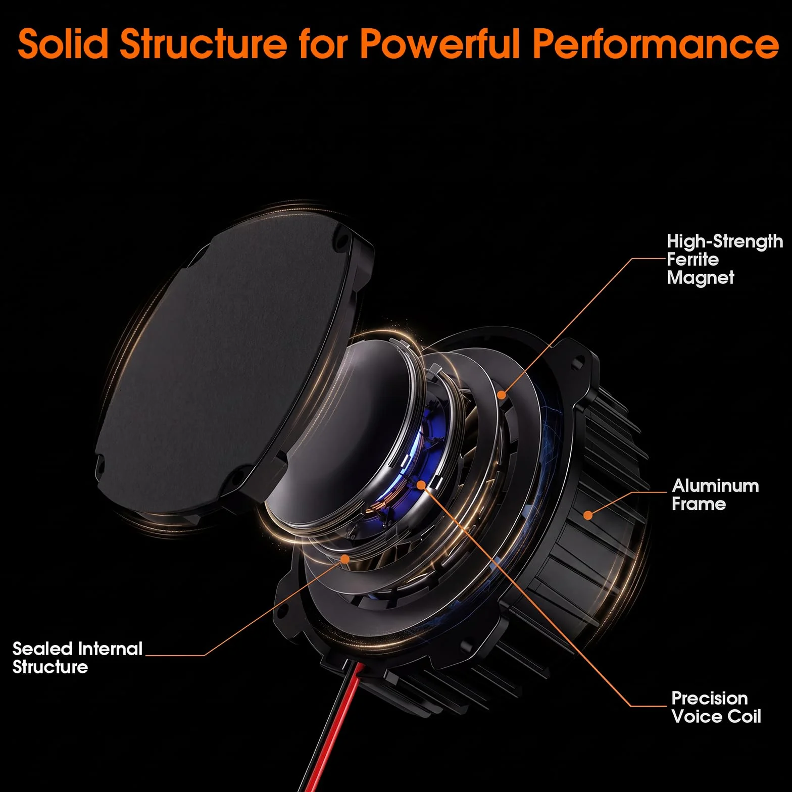 Douk Audio BS-2 Bass Shaker Przetwornik taktyczny | Głośnik niskotonowy subwoofer, kino domowe, samochód audio, wrażenia wibracyjne w fotelu gamingowym