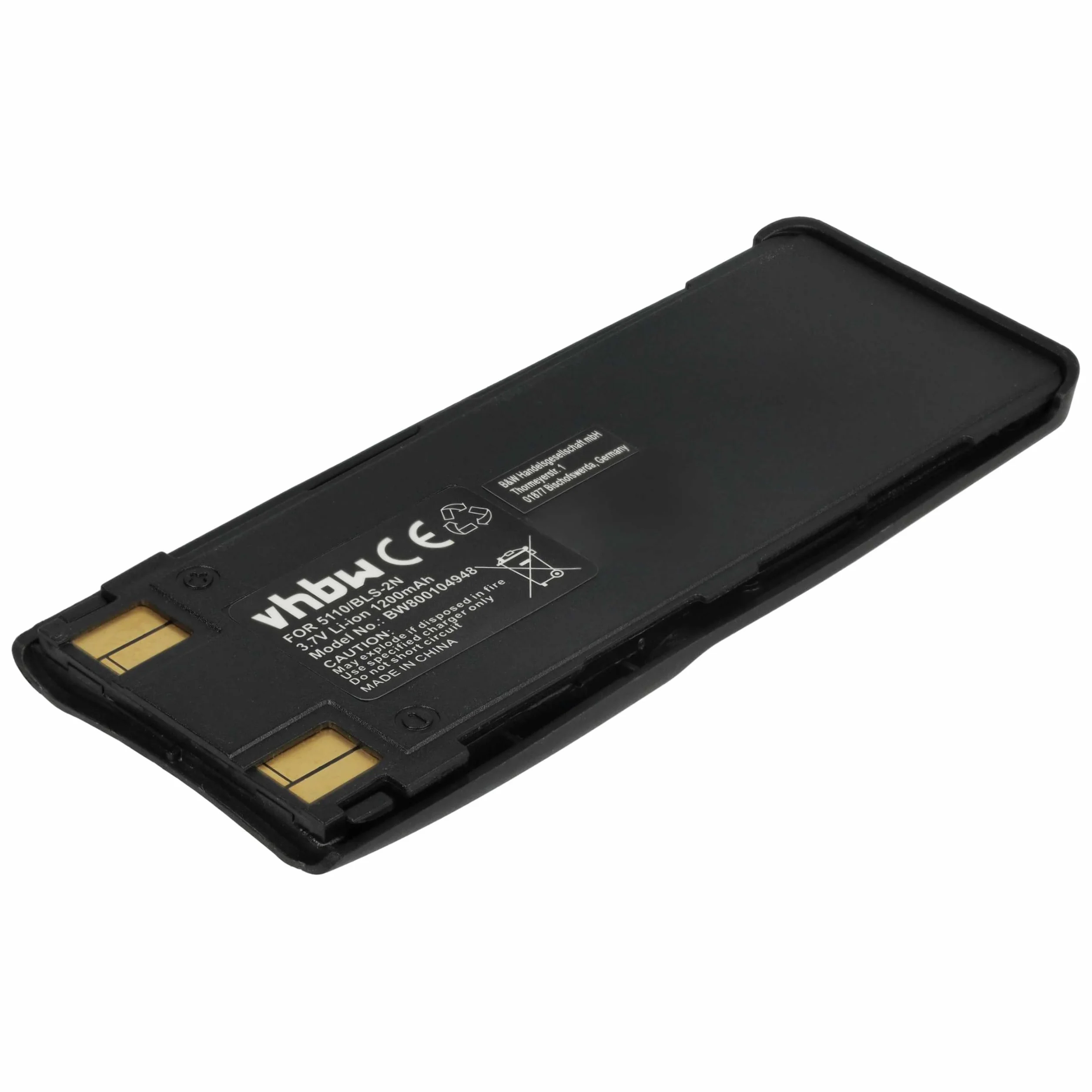 vhbw Bateria zamienna do Nokia BLS-4, BMS-2S, BLS-2, BLS-2N, BPS-2 do telefonu komórkowego smartfona telefonu (1150 mAh, 3,7 V, Li-Ion)