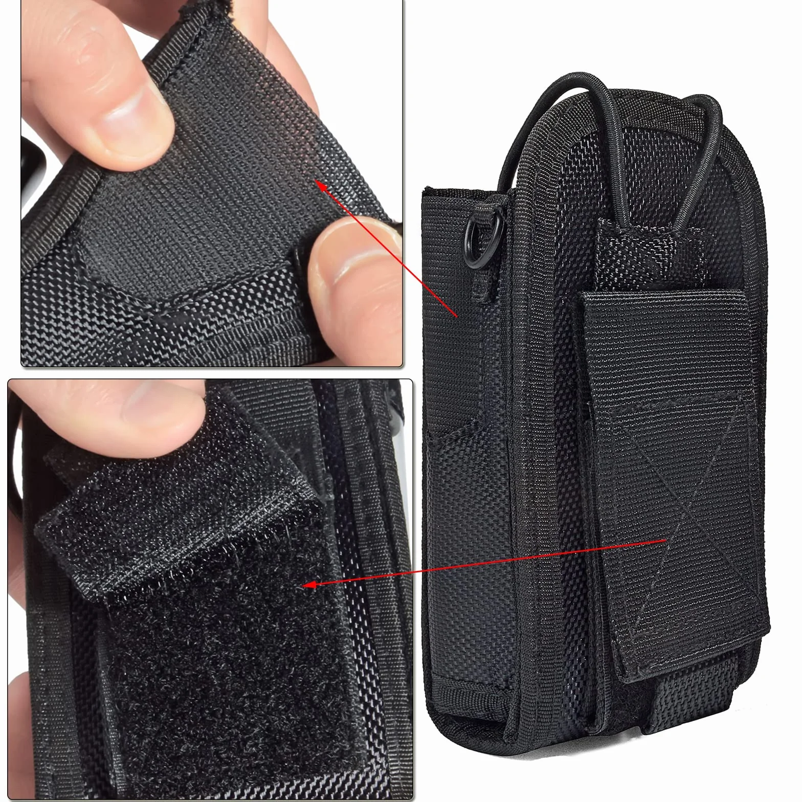 Nylonowe etui do Walkie Talkie kompatybilny z Motorola GP328, PRO5150, GP320, GP340, MTX960, President Randy 3, Sepura, Mindland