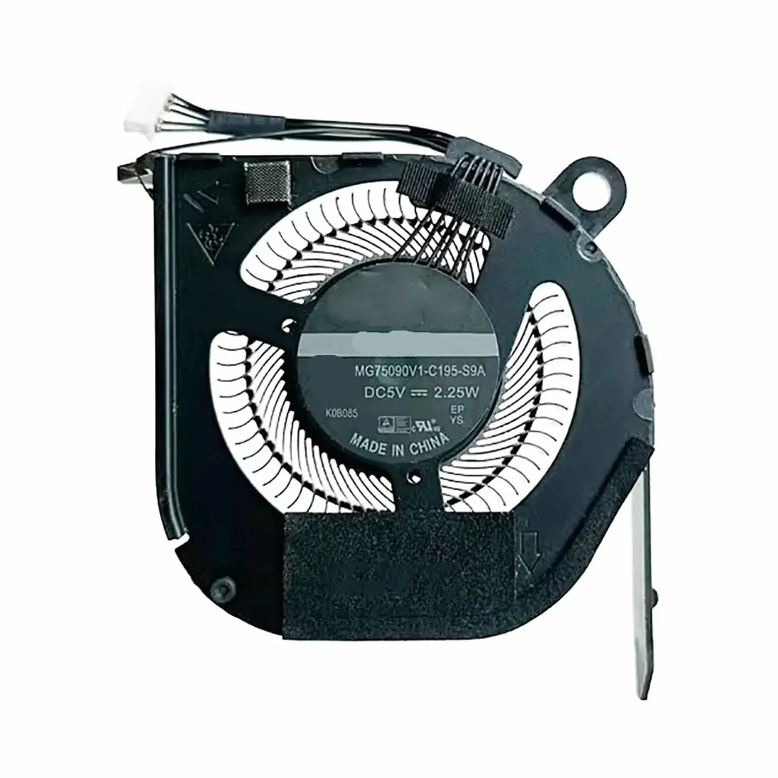 Wentylator chłodzący procesor laptopa GPU kompatybilny z ThinkPad P15 Gen1 MG75090V1-C192-S9A MG75090V1-C195-S9A(CPU FAN)