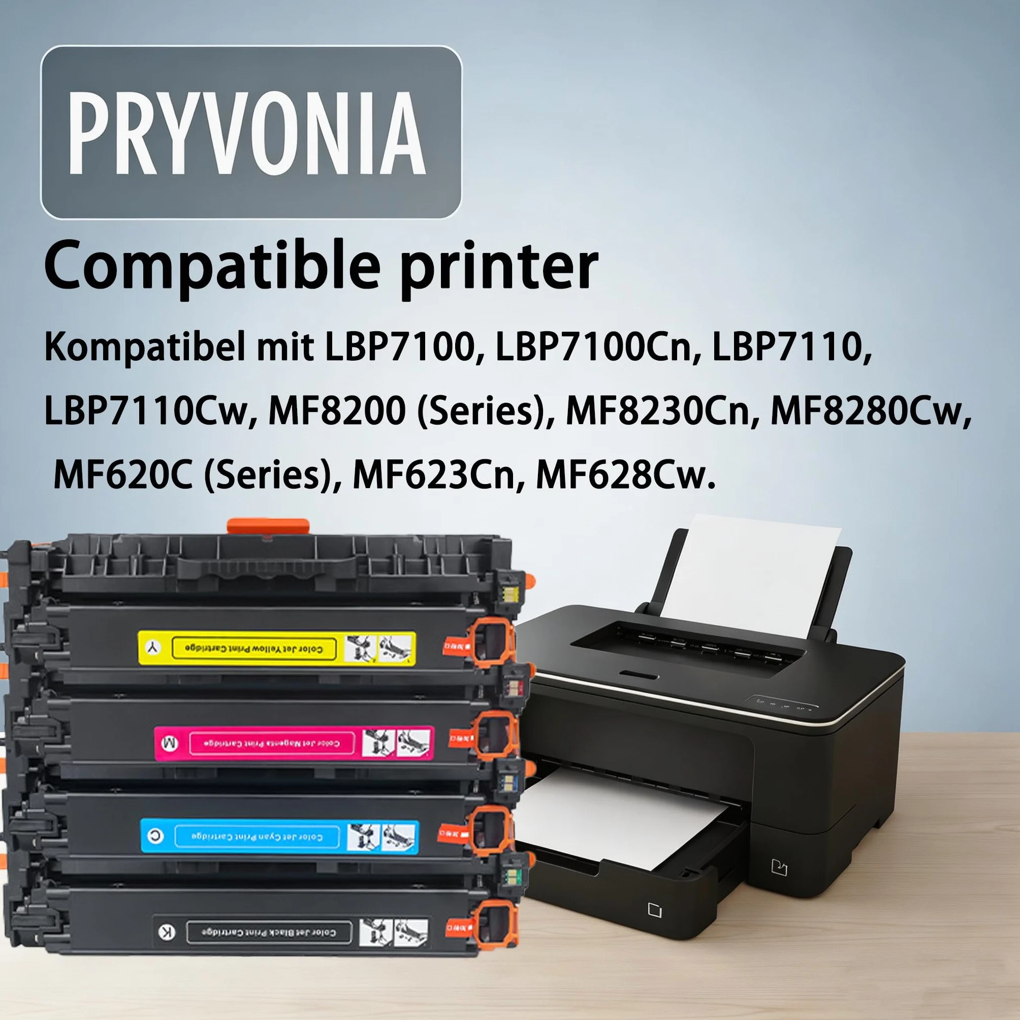 CRG731 kompatybilne tonery Multipack do Canon i-SENSYS LBP7100 LBP7100Cn LBP7110 LBP7110Cw MF8200 MF8230Cn MF8280Cw MF620C MF623Cn MF628Cw zamiennik do CRG-7311 (4-pak - Czarny/cyjan/Ma