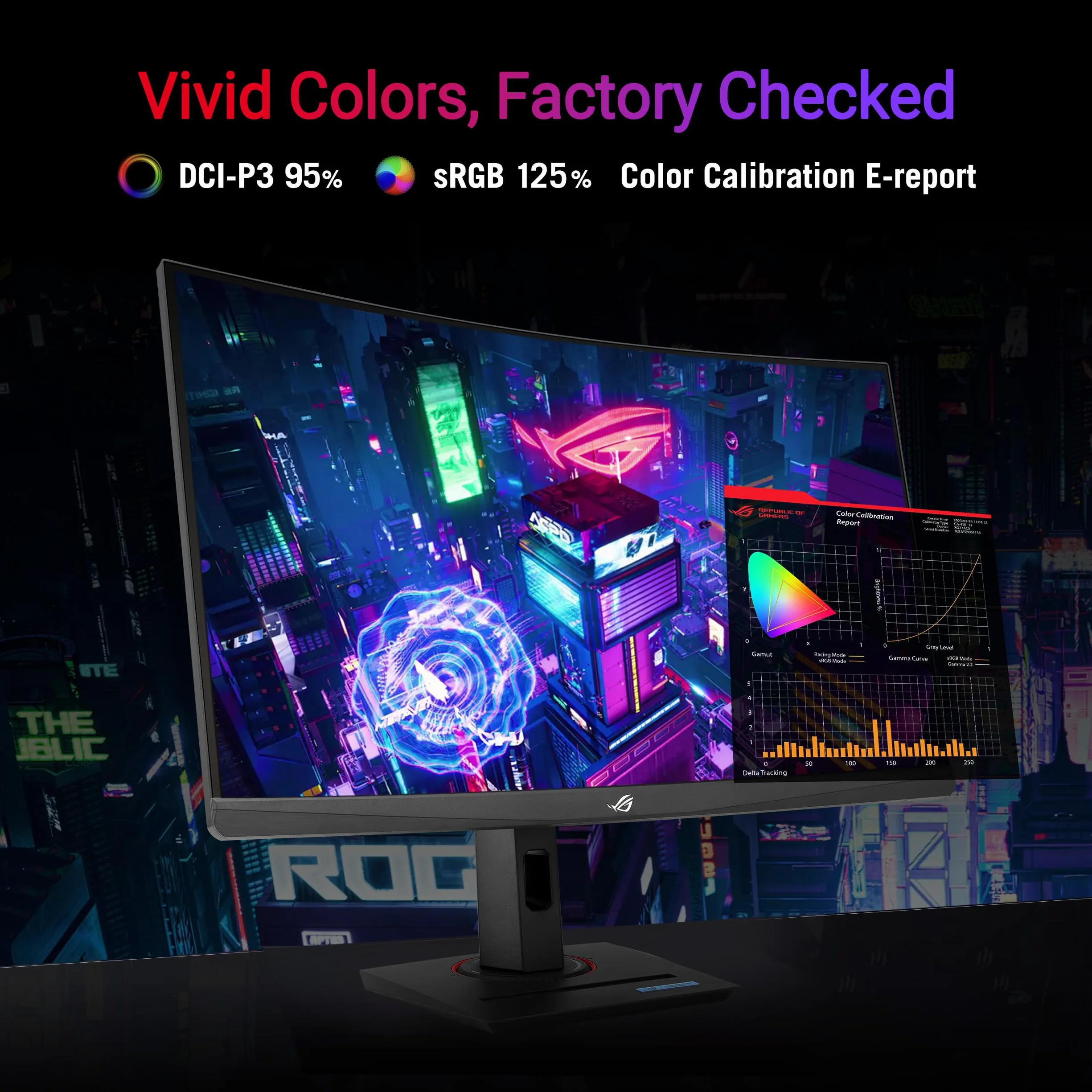 ASUS ROG Strix XG27WCS - LCD-Monitor - Gaming - gebogen - 68.5 cm (27")