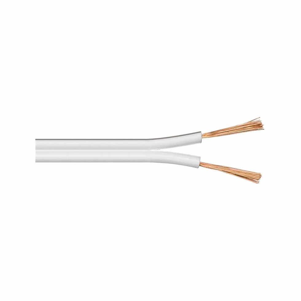 Goobay kabel głośnikowy 2 x 0,75 mm² CCA audio 10 m biały