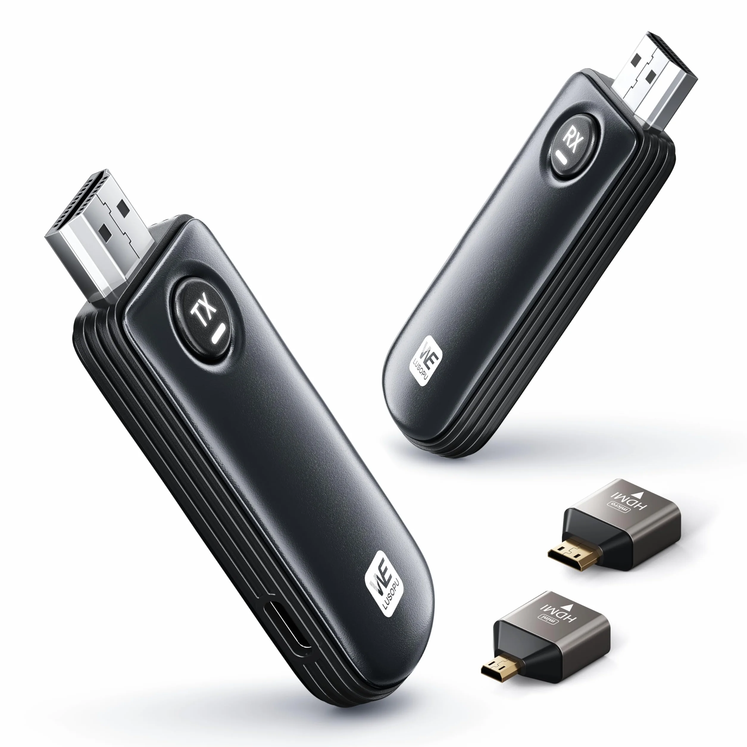 Transmisja radiowa HDMI, bezprzewodowy nadajnik i odbiornik HDMI Full HD 1080P, 2.4/5G, bezprzewodowy przedłużacz do strumieniowego przesyłania multimediów wideo audio z lustrzanek cyfrowych, laptopów