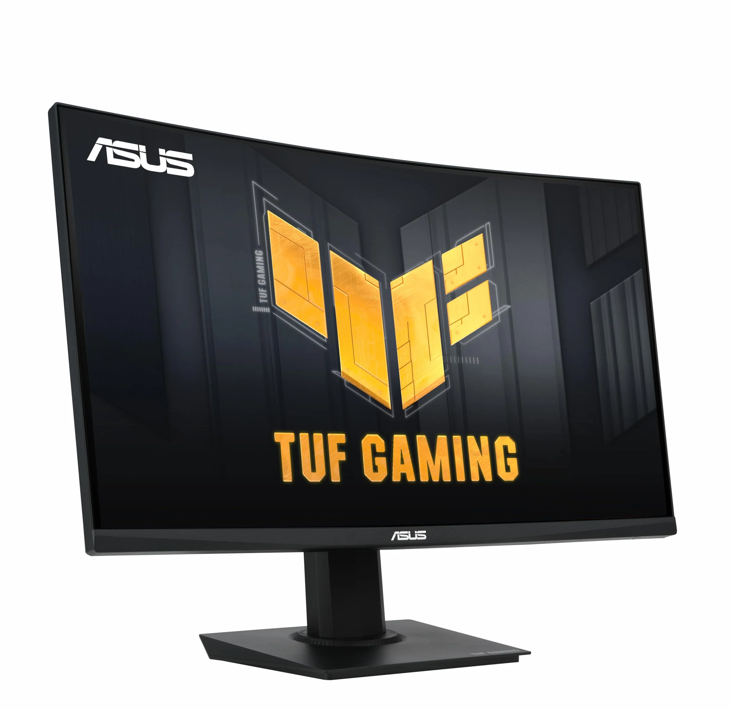 ASUS TUF Gaming 61.0 cm (widoczność 59.9 cm) zakrzywiony monitor (VG24VQER) – FHD, 180 Hz, 1 ms, DCI-P3 90%, synchronizacja rozmycia w ekstremalnie niskim ruchu, FreeSync, Shadow Boost, pielęgnacja