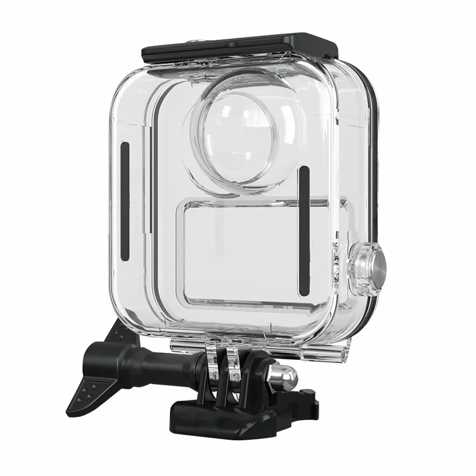 Wodoodporna obudowa do kamery sportowej Go Pro Max 360 z ekranem dotykowym, podwodna obudowa ochronna ze wspornikiem do GoPro MAX 360 zestaw akcesoriów do kamery sportowej