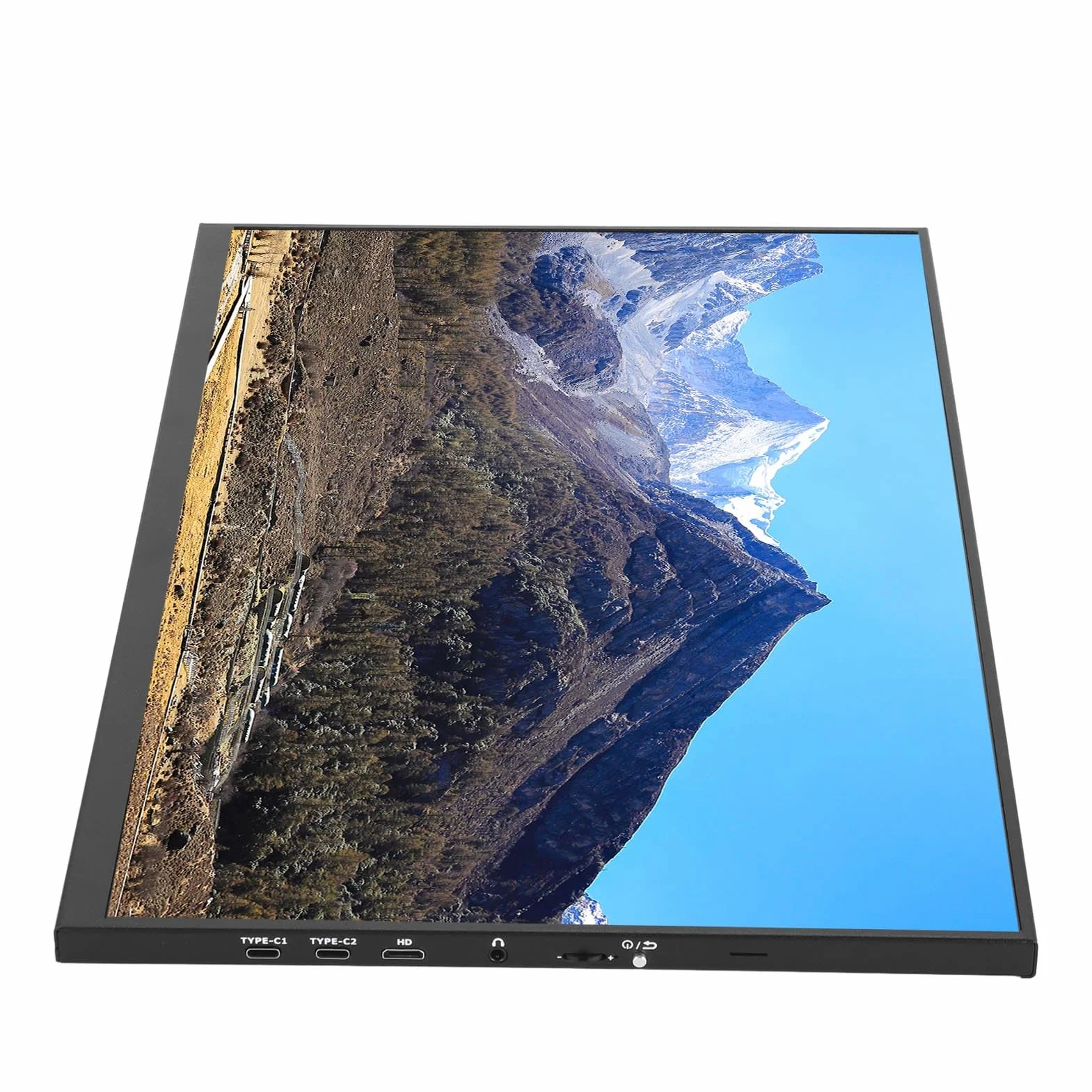 Przenośny Monitor 18 Cali, 1920x1200 HDR USB C HDMI Gaming Ultra Cienki Wyświetlacz IPS, Eye Care Zewnętrzny Drugi Ekran do Konsoli do Gier Telefonicznych na PC