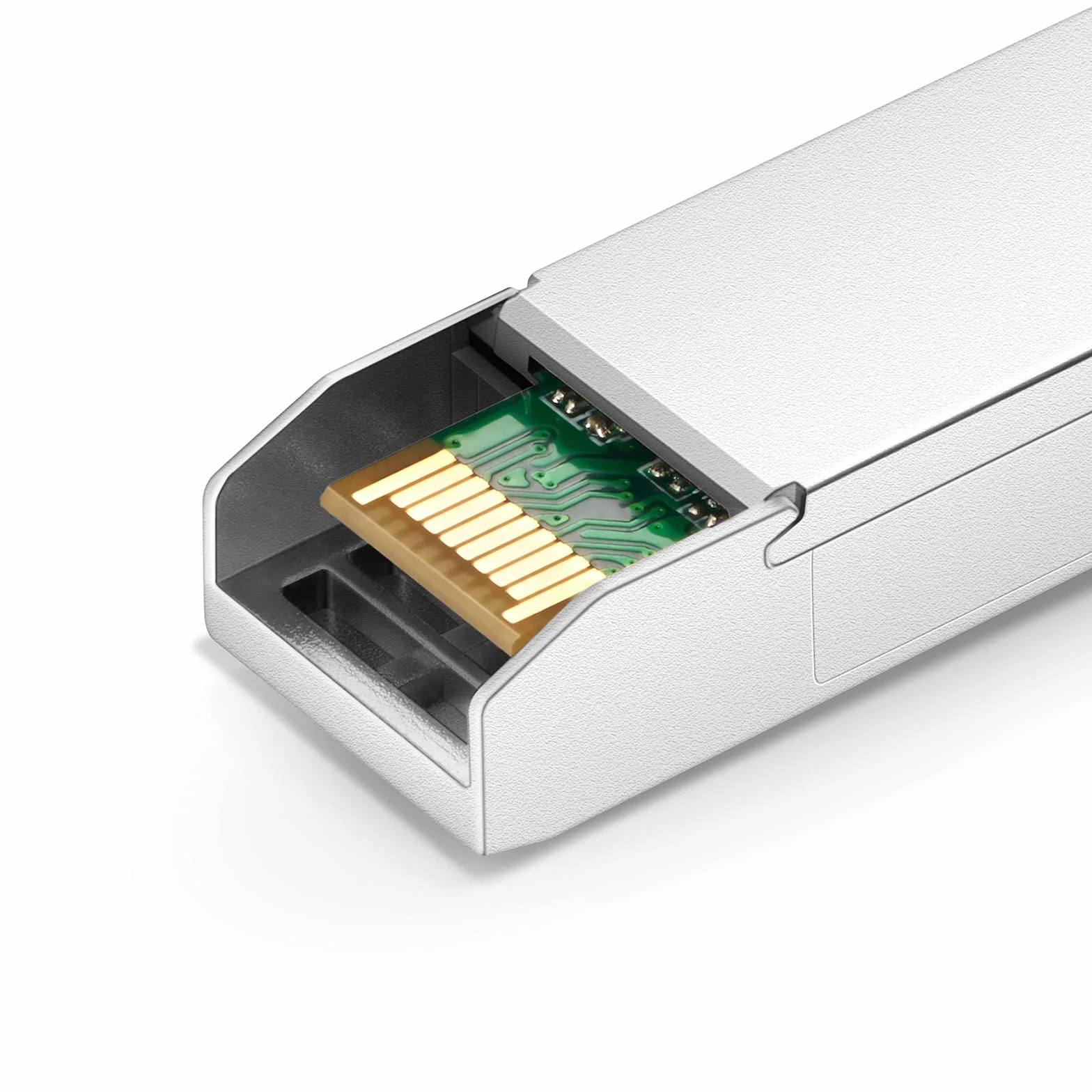 [4-pak] 10GBase-SR SFP+, moduł wielomodowy 10G 850nm LC, do 300 m, kompatybilny z Cisco SFP-10G-SR, Meraki, Ubiquiti UF-MM-10G, Mikrotik, Netgear, D-Link, Supermicro, TP-Link