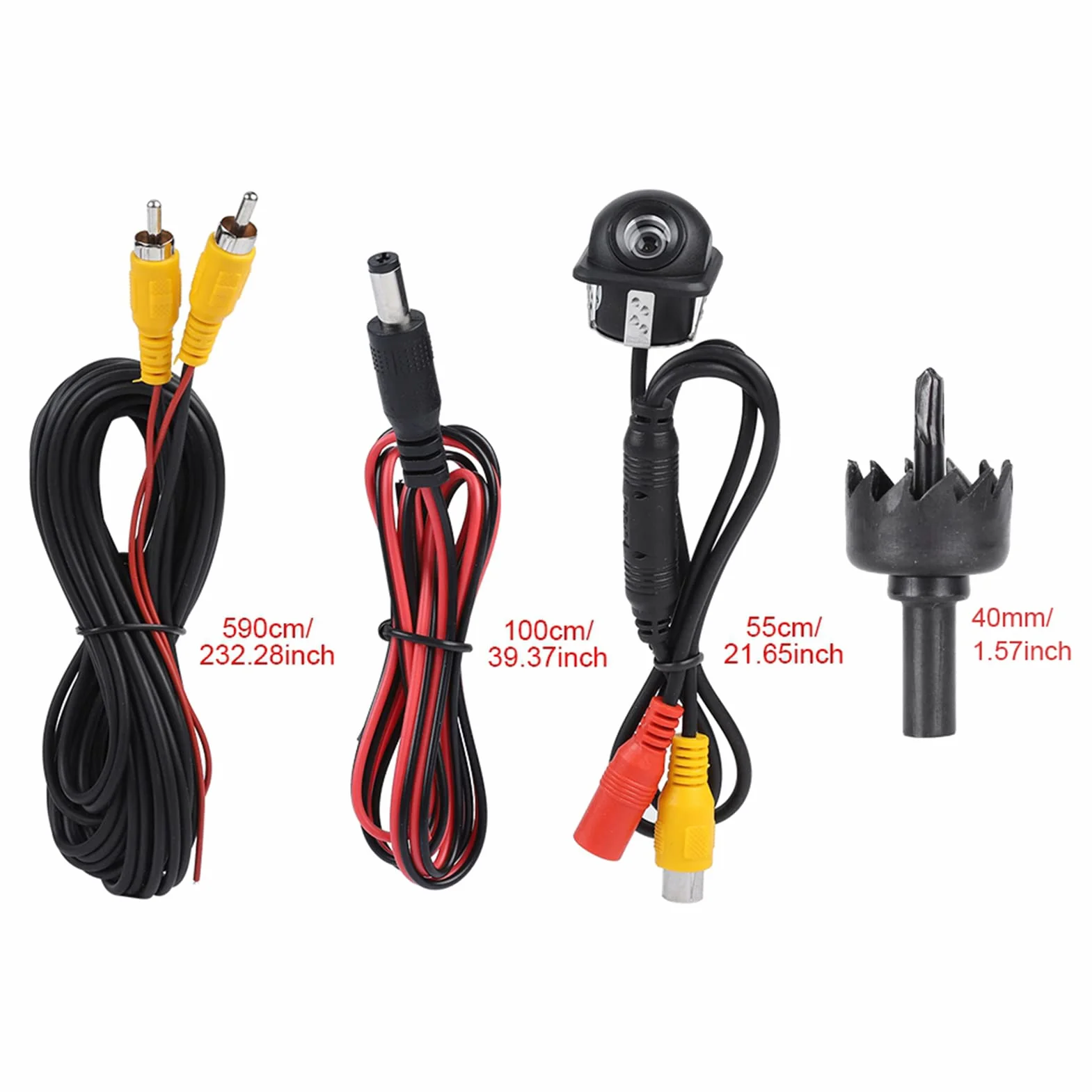 BuyWeek Kamera cofania 12V 170° HD wodoszczelna noktowizyjna do samochodu