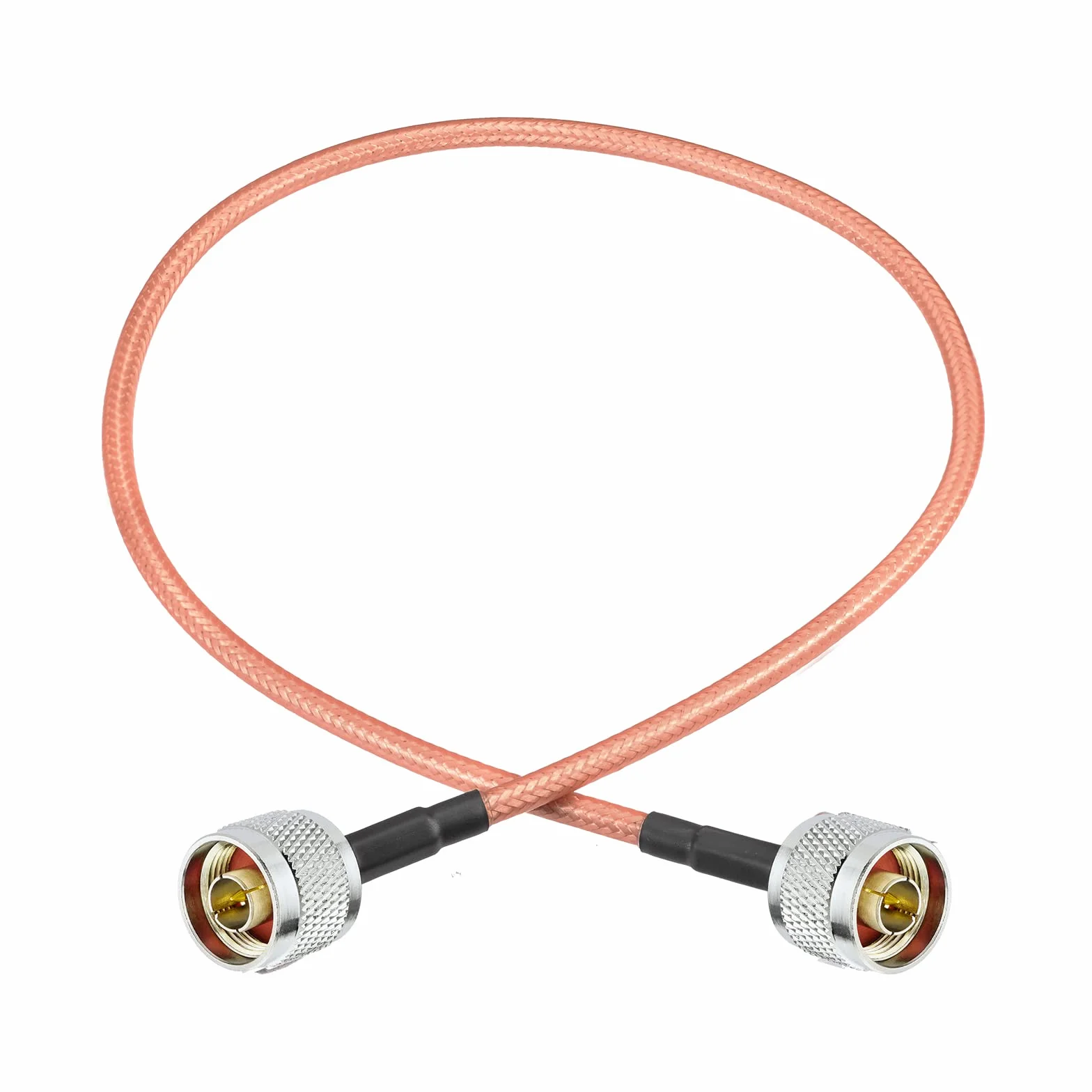 Eightwood Wtyczka N na wtyczkę N kabel koncentryczny RG400 Low Loss kabel koncentryczny 50 cm do anteny 4G LTE WiFi Router Yagi Antenna Lora Amatorskie radio