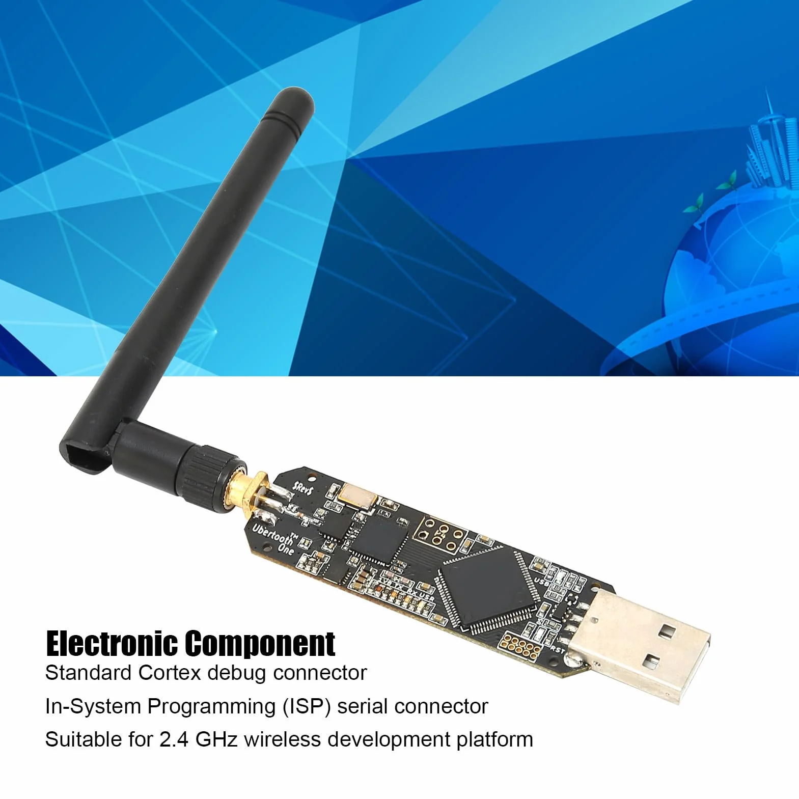 Bezprzewodowa Platforma Rozwojowa 2,4 GHz Moduł Ubertooth One, Analizator Antenowy PCB, Bezprzewodowy Odbiornik 2,4 GHz do Eksperymentów ze Złączem Cortex Debug