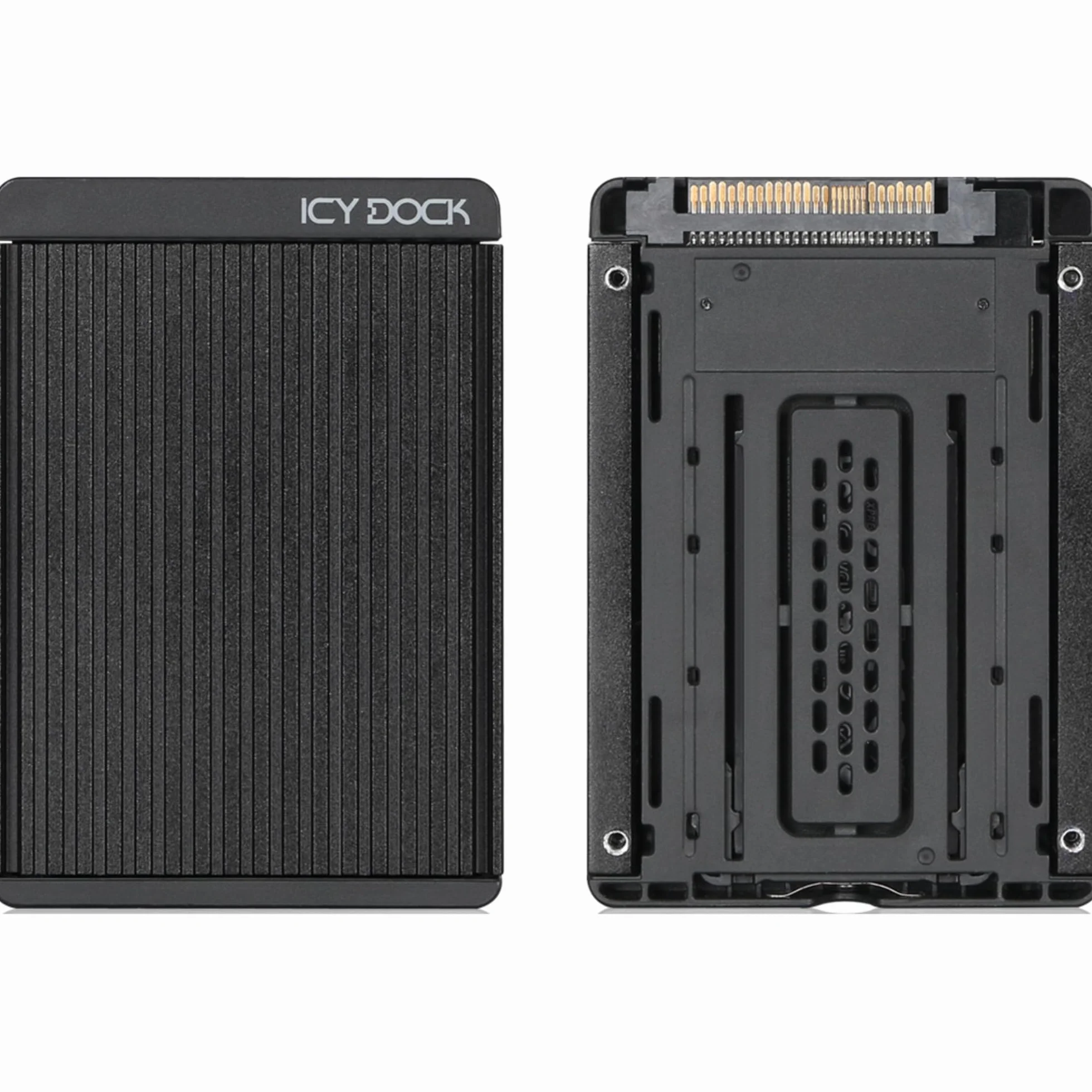 ICY DOCK M.2 NVMe PCIe 3.0/4.0 SSD do 2,5 cala SFF-8639 NVMe U.2 adapter SSD/konwerter z wbudowanym radiatorem (nie jest kompatybilny z SATA) - EZConvert MB705M2P-B