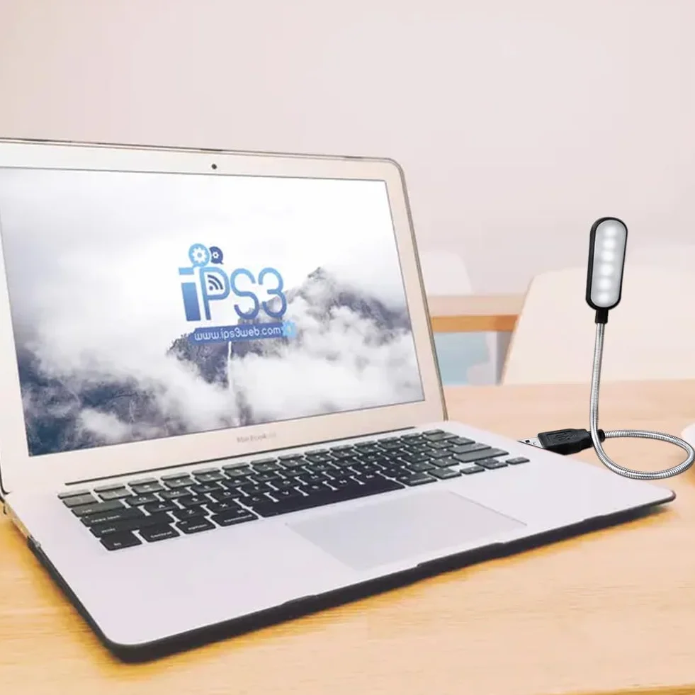Cerioll Elastyczna lampa LED USB, 2 szt. Lampa LED USB do klawiatury komputerowej, lampka do czytania, elastyczna szyjka gęsi, do klawiatury laptopa
