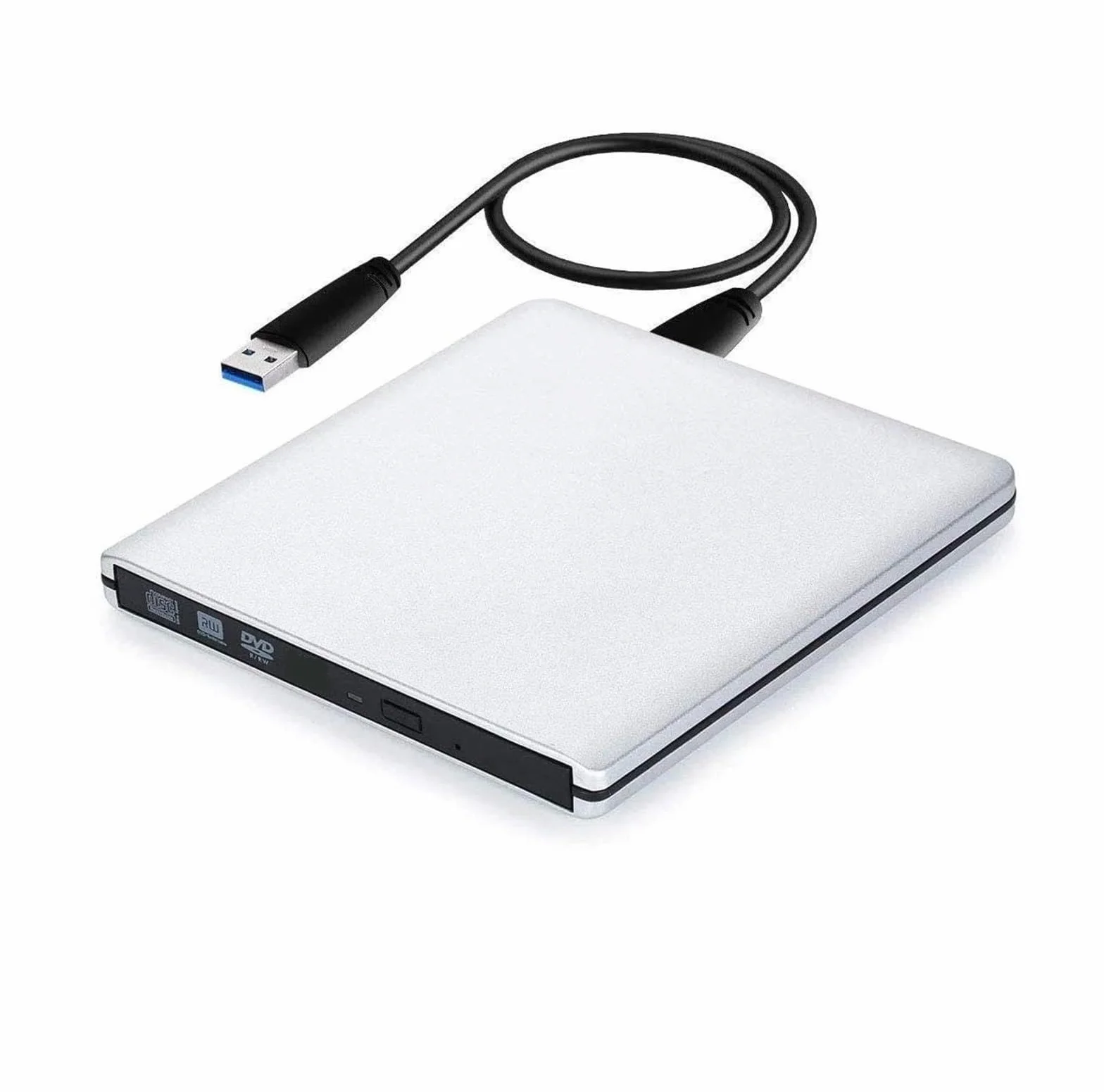Odtwarzacz DVD, Ultracienki Zewnętrzny Napęd Blu-Ray 4K — USB3.0 Nagrywarka 3D Czytnik Odtwarzacz CD/DVD