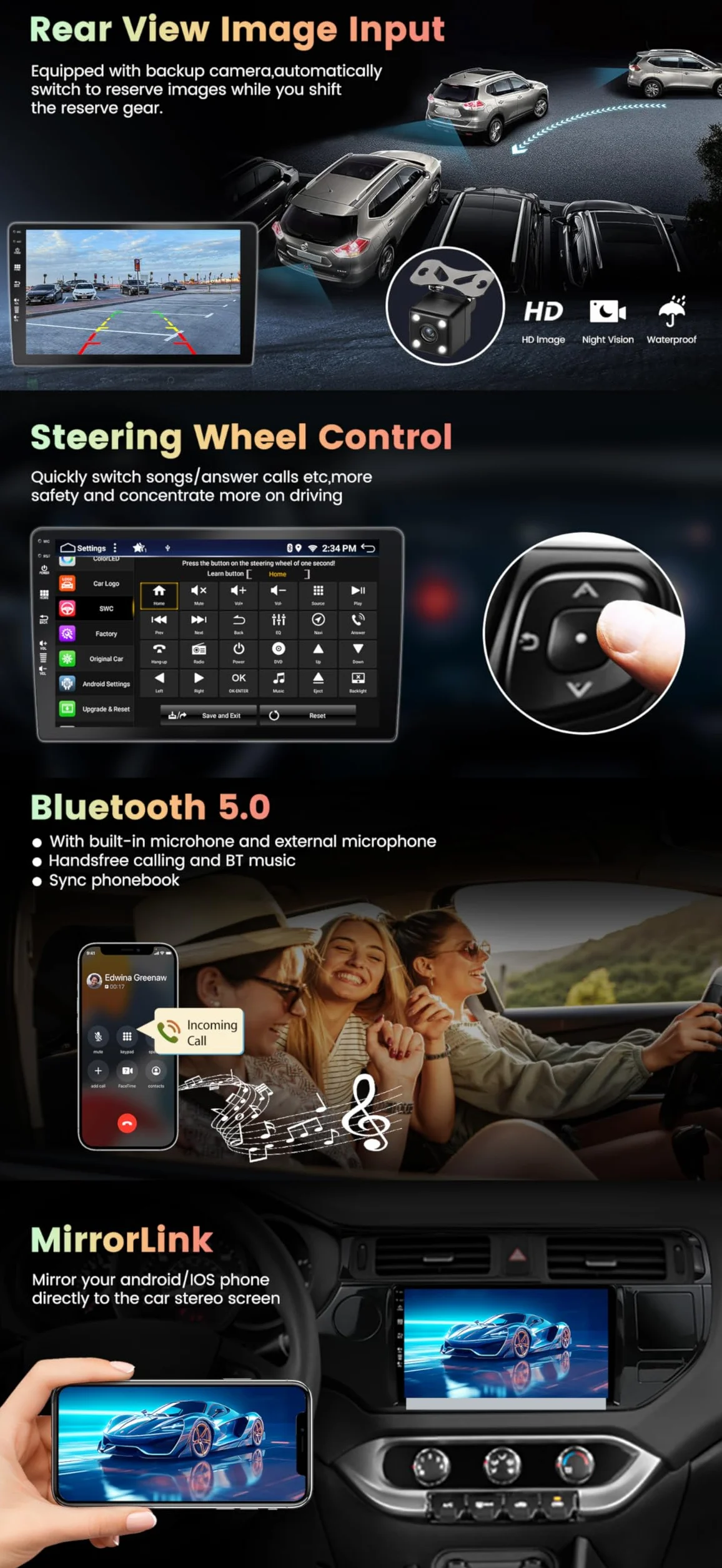 KEC [6G + 128G] IPS 9" Android 15 radio samochodowe do Mazda 3 2004-2012 z nawigacją Octa Core-[wbudowany CarPlay/Android Auto/DSP/Mirror Link/GPS Navi/360 Camera/Bluetooth 5.0/WiFi/USB