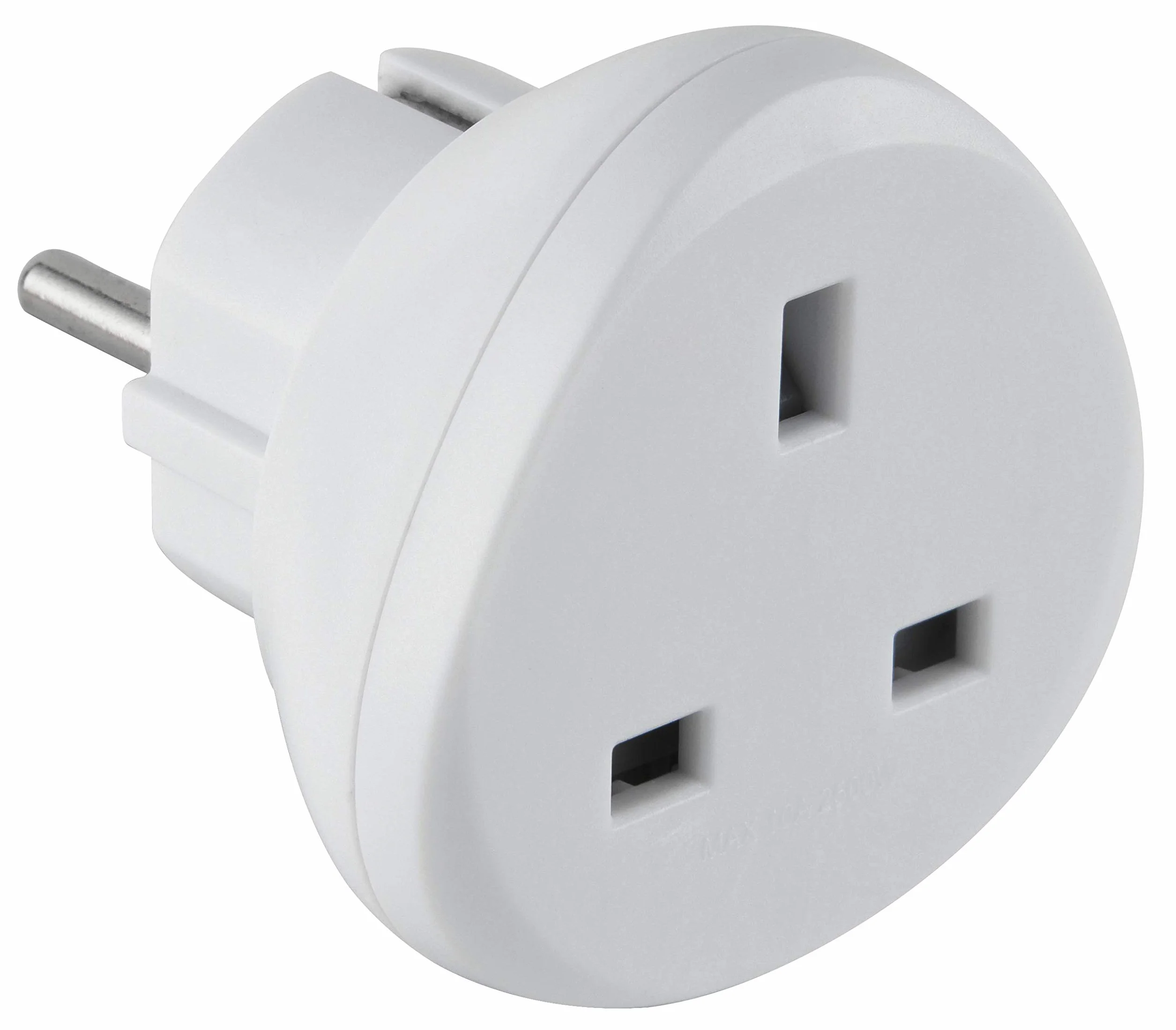 Electraline 70058 Adapter, Biały, 8 x 6 x 6 cm