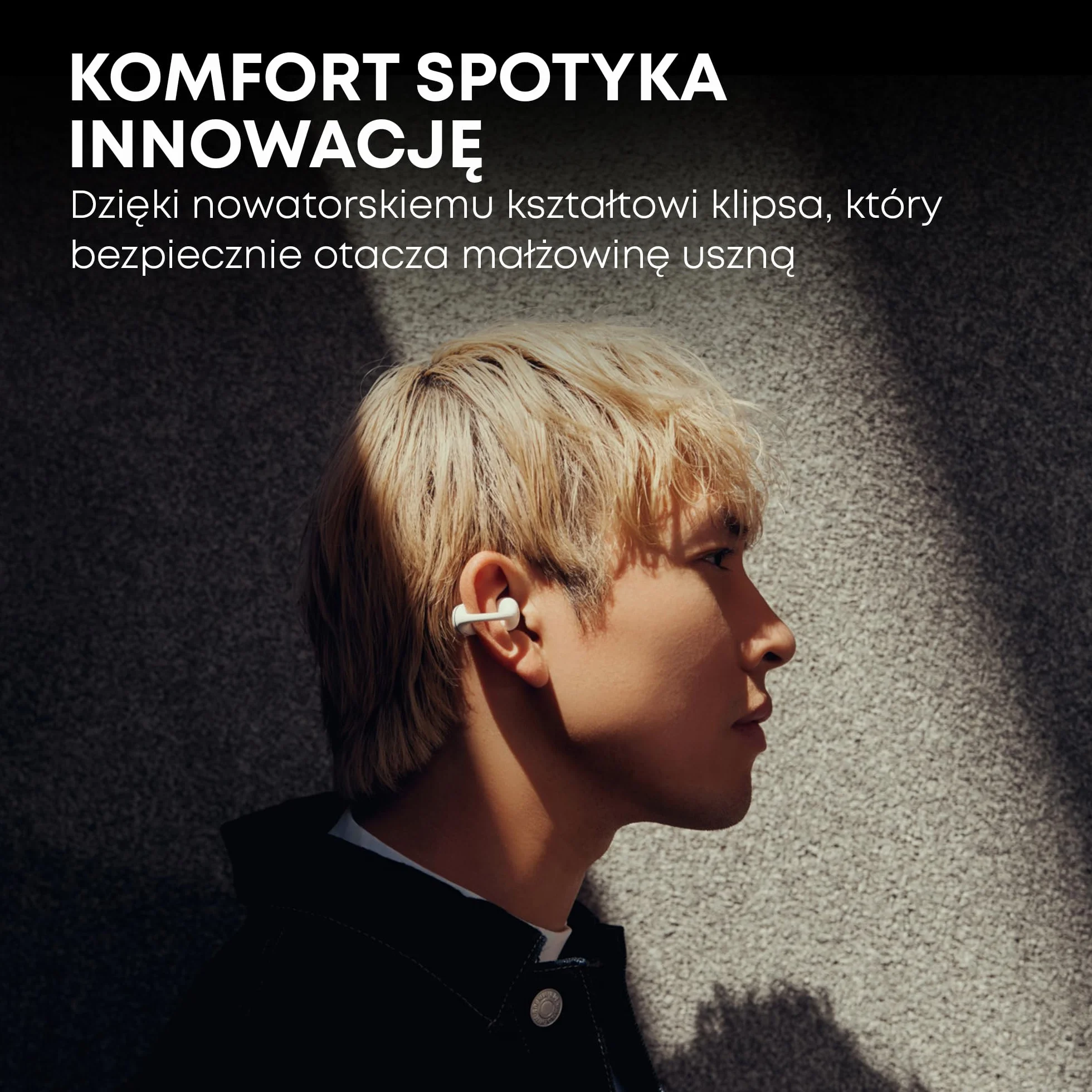 beyerdynamic AMIRON Zero słuchawki z otwartym klipsem, innowacyjna konstrukcja klipsa, Bluetooth 5.4, 20 godzin całkowitego czasu odtwarzania, w kolorze białym | Wygodne, wkładane słuchawki douszne, bezprzewodowe słuchawki nauszne Bluetooth z mikrofonem,
