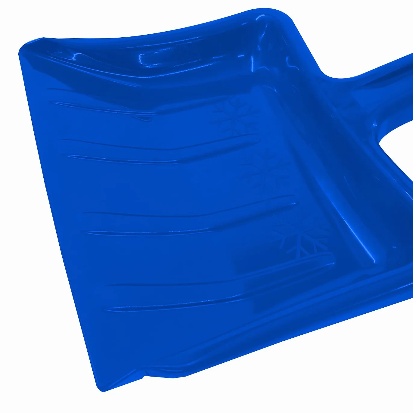 Jamara 460400 niebieska 460400-śnieg, łopata do śniegu, 70 cm, wytrzymała i stabilna, wzmacniające żebra w ostrzu, poręczny uchwyt z tworzywa sztucznego w kształcie litery D
