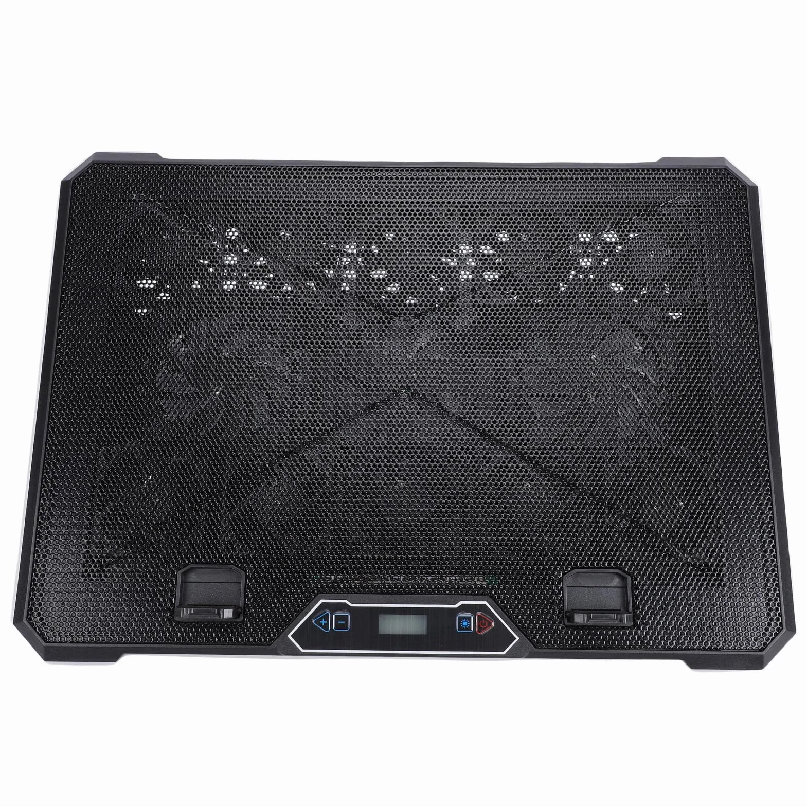 Annadue Podkładka Chłodząca do Laptopa do Gier z Wydajnymi Wentylatorami Turbo 13/14, Regulowana Podstawa na 8 Poziomach Laptopów 12-19 Cali z Adapterem 3C i 2 Portami USB (14 fanów)