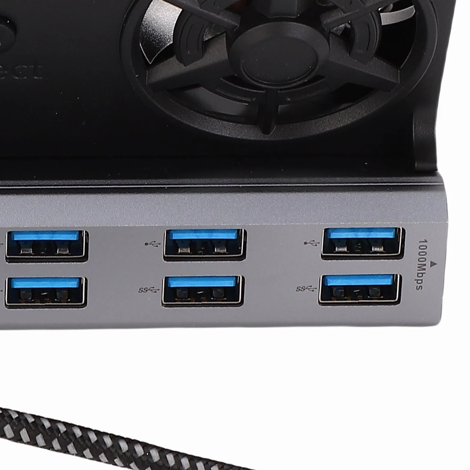 Stacja Dokująca Steam Deck, Stacja Dokująca USB C 9 W 1 z Dwoma Wentylatorami Chłodzącymi 4K 60 Hz Gigabit Ethernet 100 W PD ROG Ally, Koncentrator USB C do Steam Deck i ROG Ally