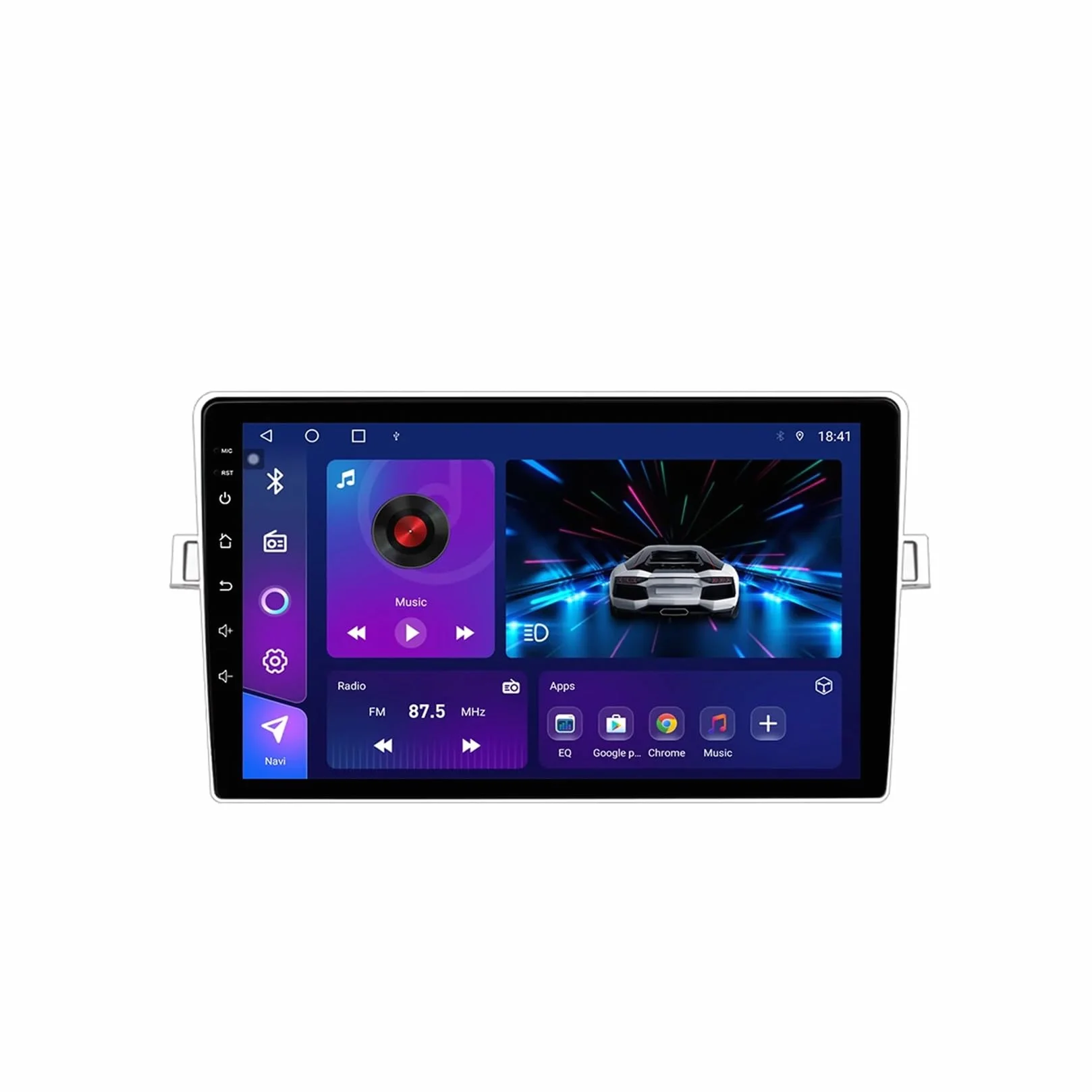 Radio samochodowe Android 15 2 DIN z 9-calowym ekranem dotykowym do Toyoty Corolla Verso 2009-2018 z kamerą cofania/Carplay/BT/FM/GPS/USB/WIFI/sterowaniem z kierownicy/audio samochodowe (EP6