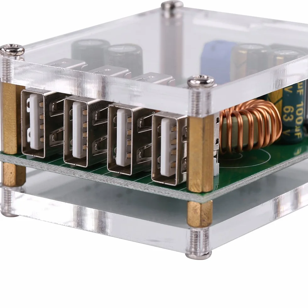 Konwerter DC-DC Step-Down 7-60 V do 5 V 5 A 4 USB wyjście