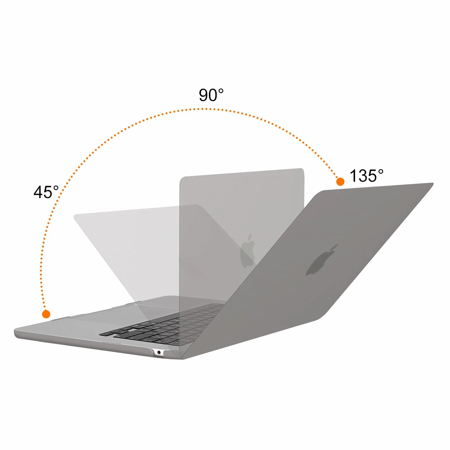 MOSISO Etui kompatybilne z MacBookiem Air 15 Cali 2025 2024 2023 M4 M3 M2, obudowa do Air 15 cali A3241 A3114 A2941 & Klawiatura i osłona ekranu i coaster, szary