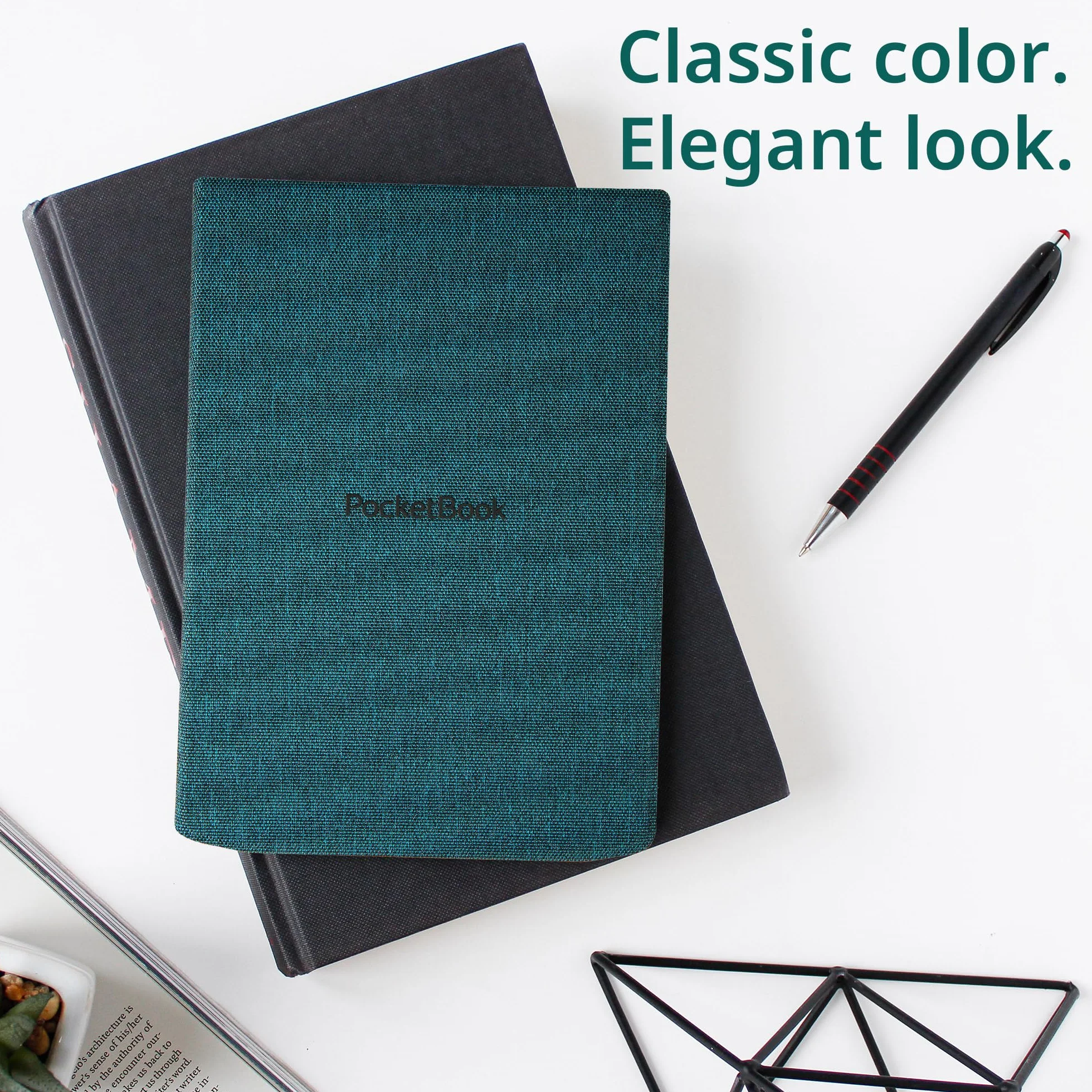 Pocketbook Hoes - Flip Cover Sea Green