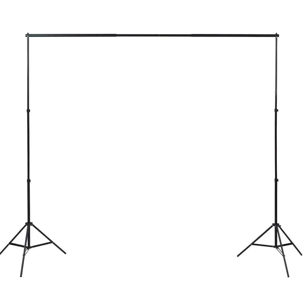 Zestaw do studia fotograficznego z 5 kolorowymi tłami, statywem o regulowanej wysokości, 2 lampy dzienne 5500 K, 2 abażury, aluminiowe zawieszenie i torby do przenoszenia do fotografii studyjnej i