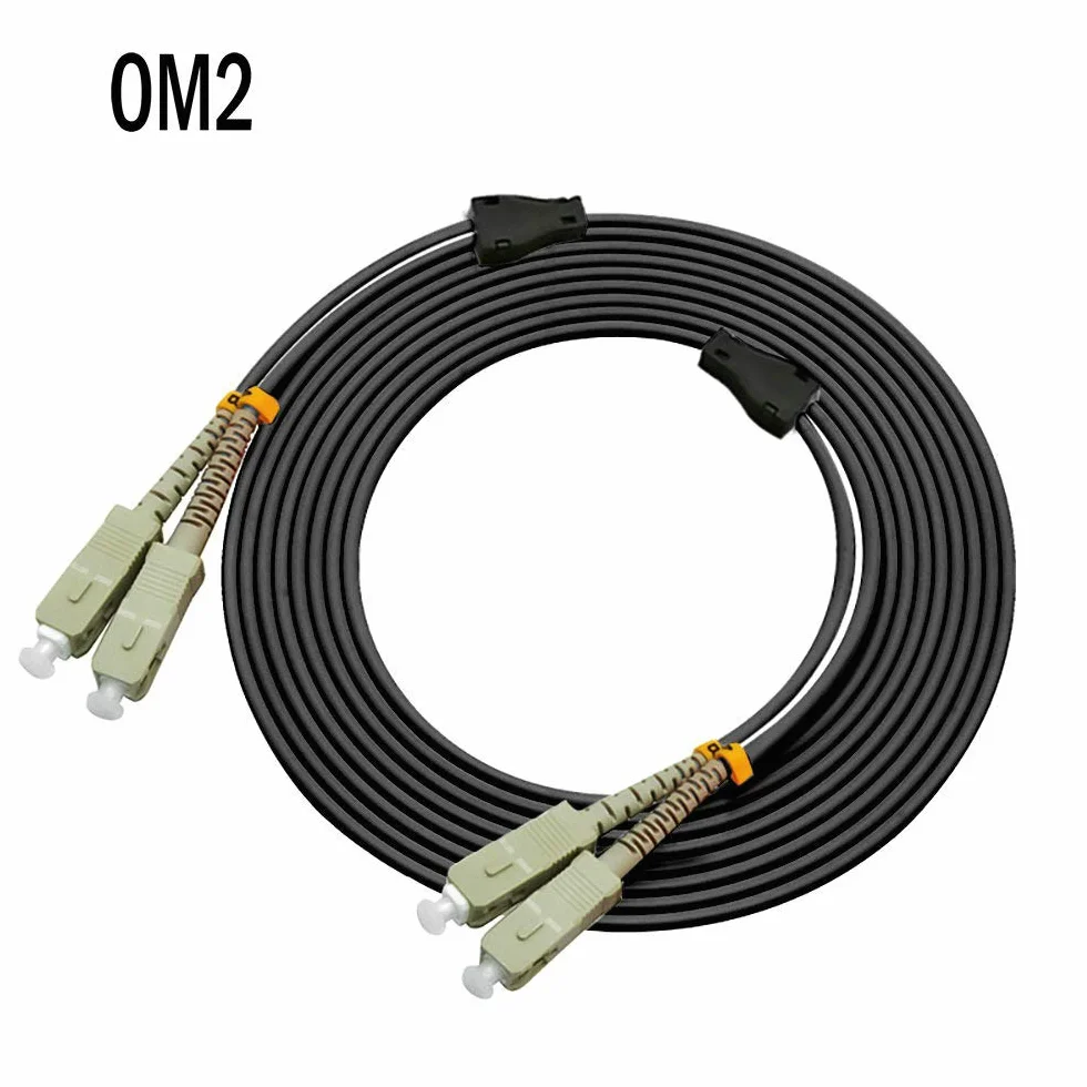 40 metrów SC do SC na zewnątrz opancerzony duplex 50/125 OM2 kabel światłowodowy skoczek optyczny przewód krosowy wielofunkcyjny 40 m SC-SC