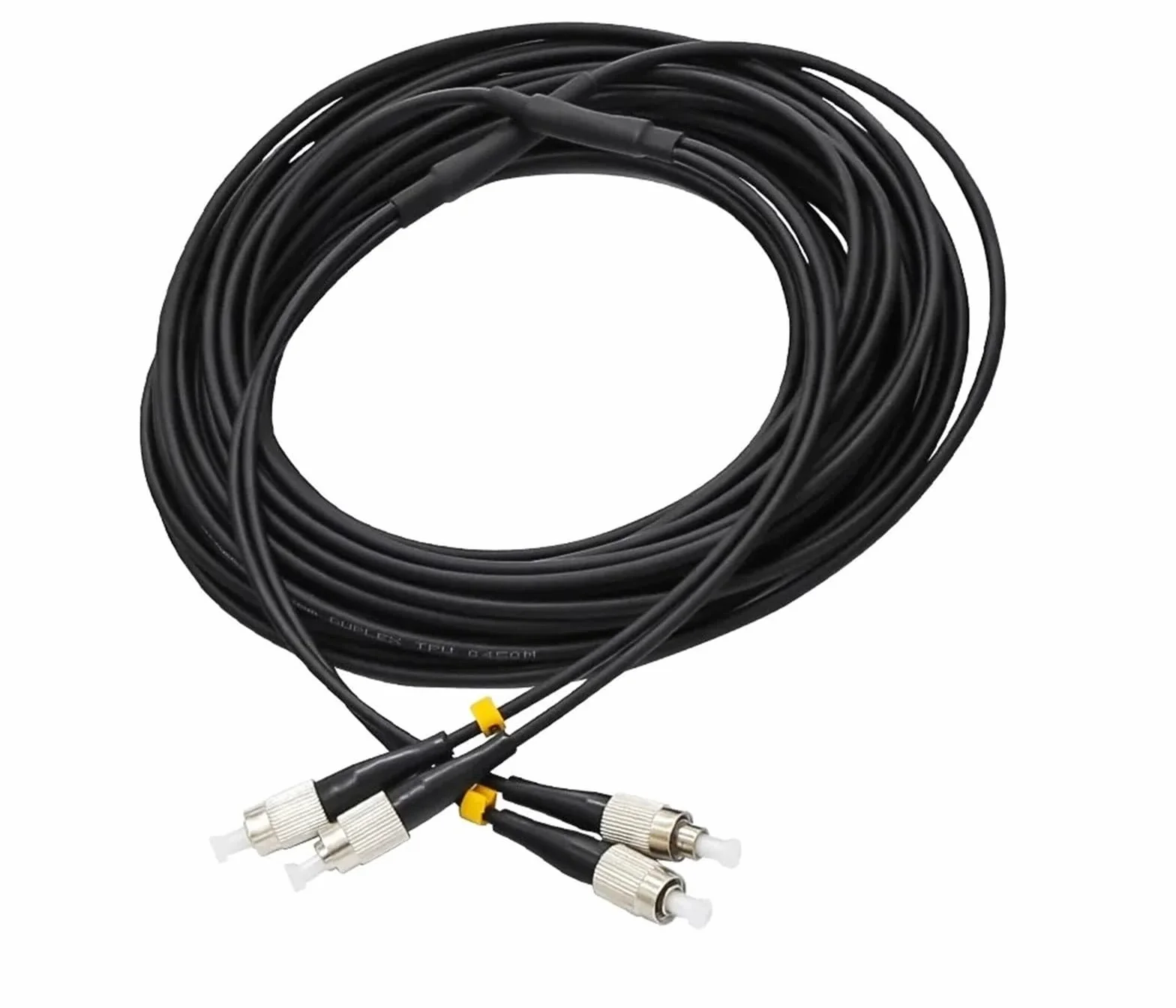 Kabel zewnętrzny światłowodowy, SC-SC/FC/LC jednomodowy 2 rdzenie, Duplex, opancerzony kabel połączeniowy do skakania kabla oplotu, 200 m, 250 m, 300 m (SC-SC 300m)