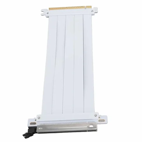 PCIE 5.0 X16 Kabel riser, PCB 128 Gb/s, szybki elastyczny przedłużacz GPU adapter riser kompatybilny z 4.0 3.0 2.0 1.0 (20 cm)