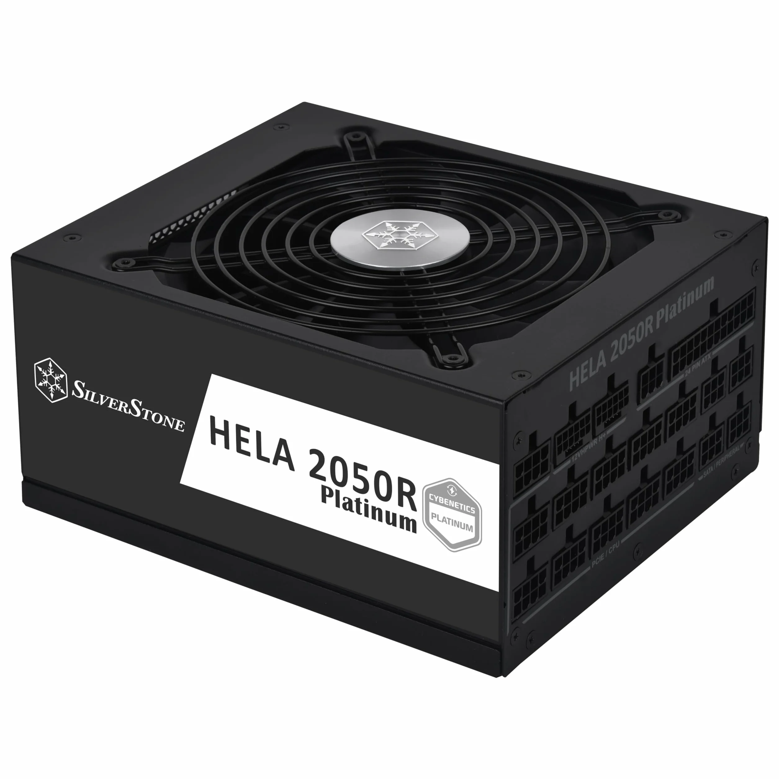 SilverStone Technology HELA 2050R Platinum-Cybenetics Platinum całkowicie modułowy zasilacz ATX, 2050 W, ATX 3.0 i PCIe 5,0, SST-HA2050R-PM