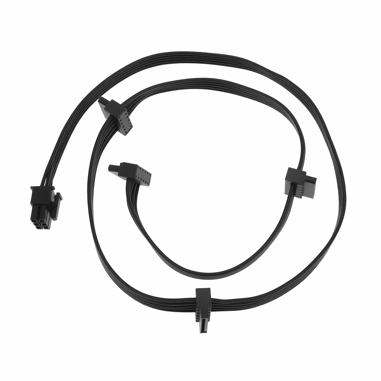 EMSea 6-pinowy do 4x kabel zasilający SATA kompatybilny z Corsair CX750M CX850M CX650M 85 cm