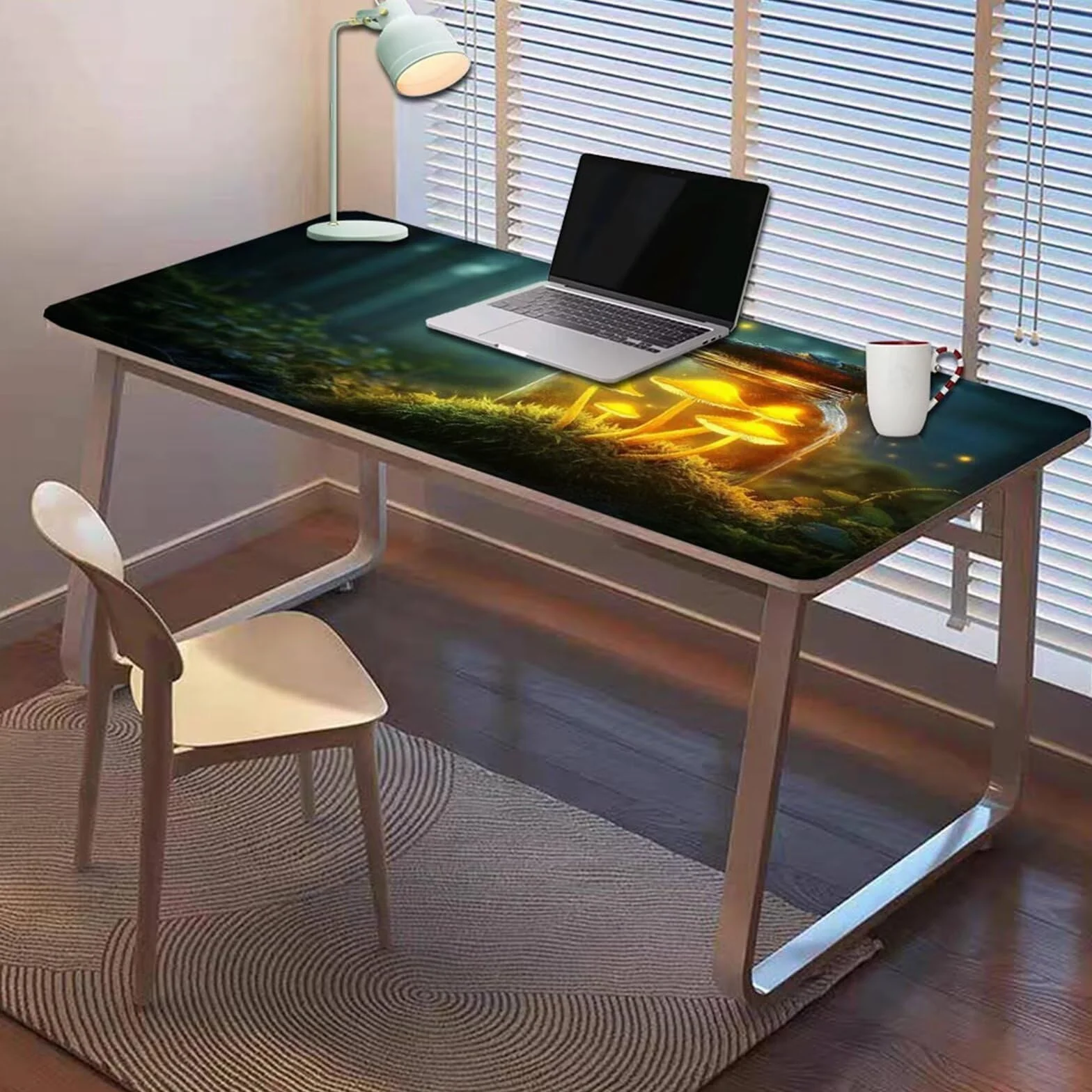 Gamingowa podkładka pod mysz 1200 x 600 x 3 mm, XXL, wodoszczelna, odporna na ścieranie, z przyszytymi krawędziami, podkładka na biurko, poprawia prędkość i precyzję, do komputera, laptopa, komputera