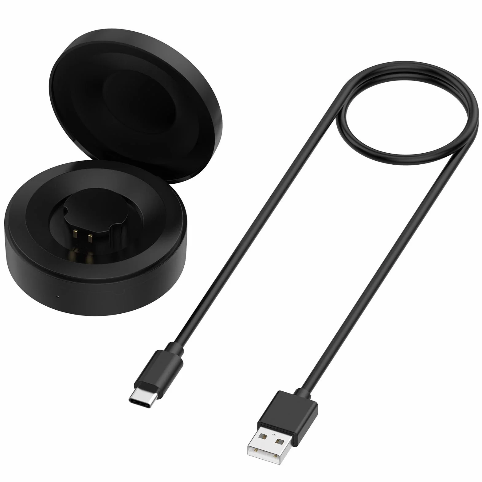 RingConn Gen1 Smart Ring Box, Przenośna Obudowa ładowania 590MAH z Kablem Typu C, Wygodny Wskaźnik, Nadprądowy Osłona Napięcia do Podróży, Domu, Lotów (6-7#)