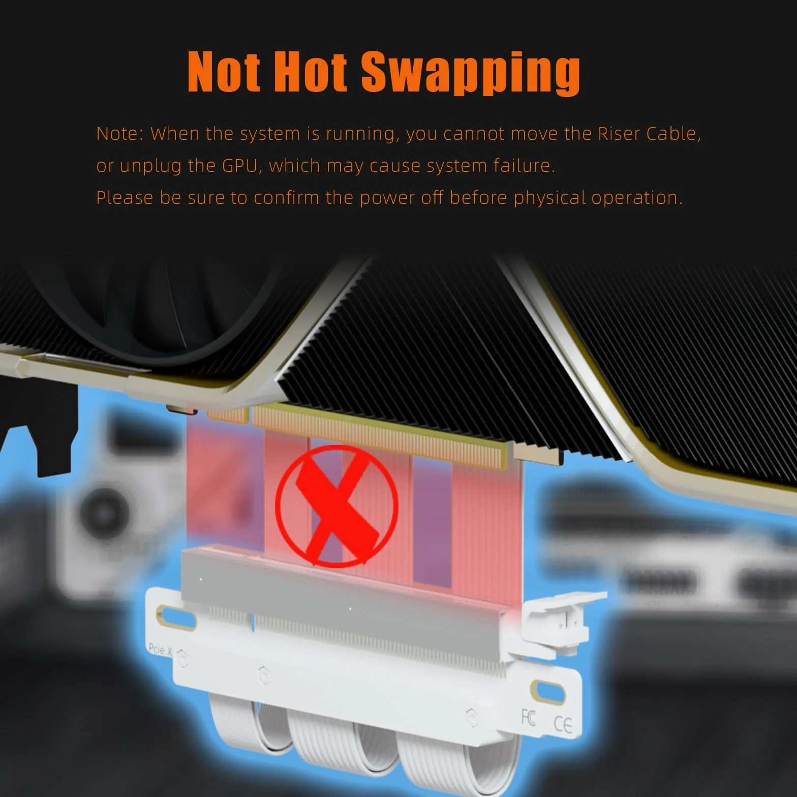 GLOTRENDS Podwójny odwrócony kabel riser PCIE 4.0 do płyty głównej Mini-ITX (170 x 170 mm), kompatybilny z seriami RTX 40/30 i Radeon RX7000/RX6000, kolor biały