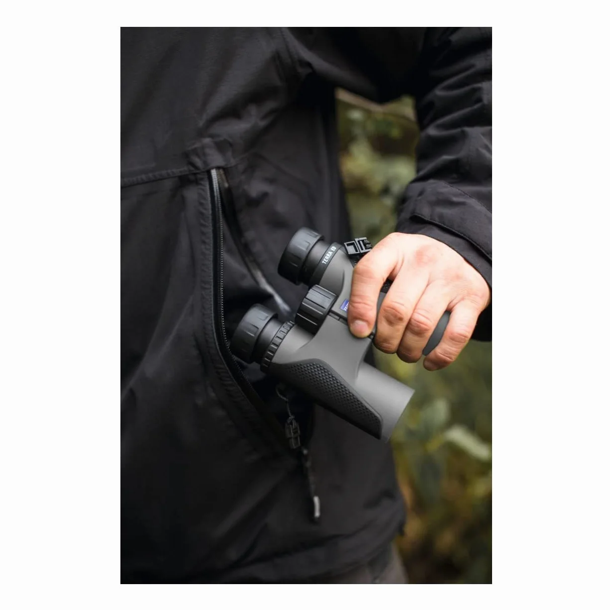 Zeiss Terra ED 10 x 42 lornetka do polowania, obserwacji ptaków, na zewnątrz, podróży, szara