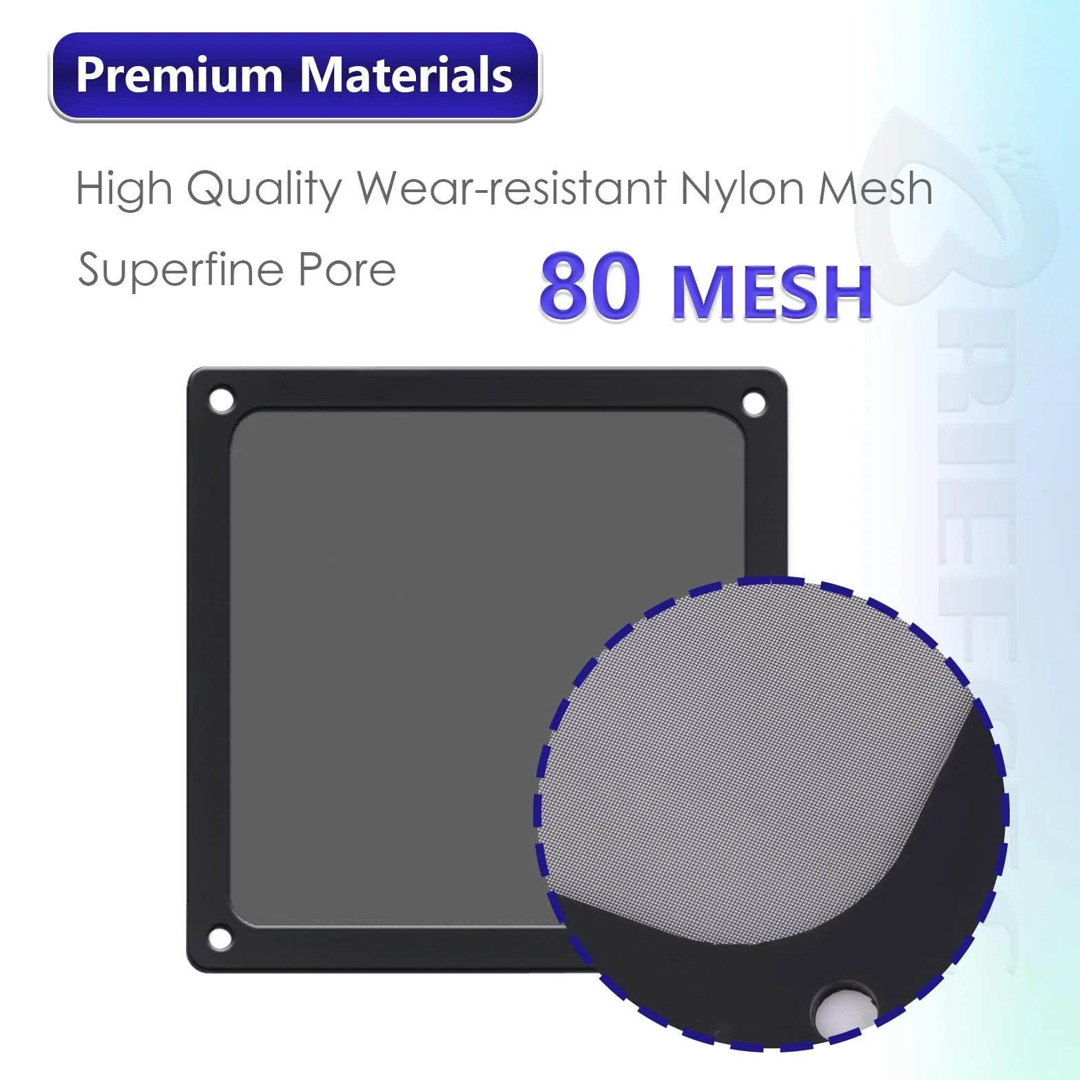 Filtr przeciwpyłowy 120 mm 80 oczek nylonowy do chłodnicy PC