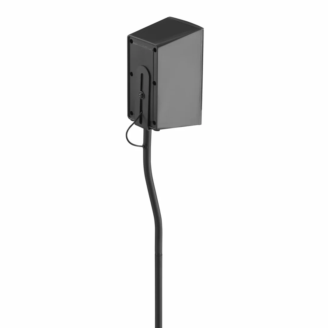 Hama Stojak pod głośnik zestaw 2 sztuki (statyw, kolumna, do głośników, regulowany, slim, 123 cm, uniwersalny, surround) czarny