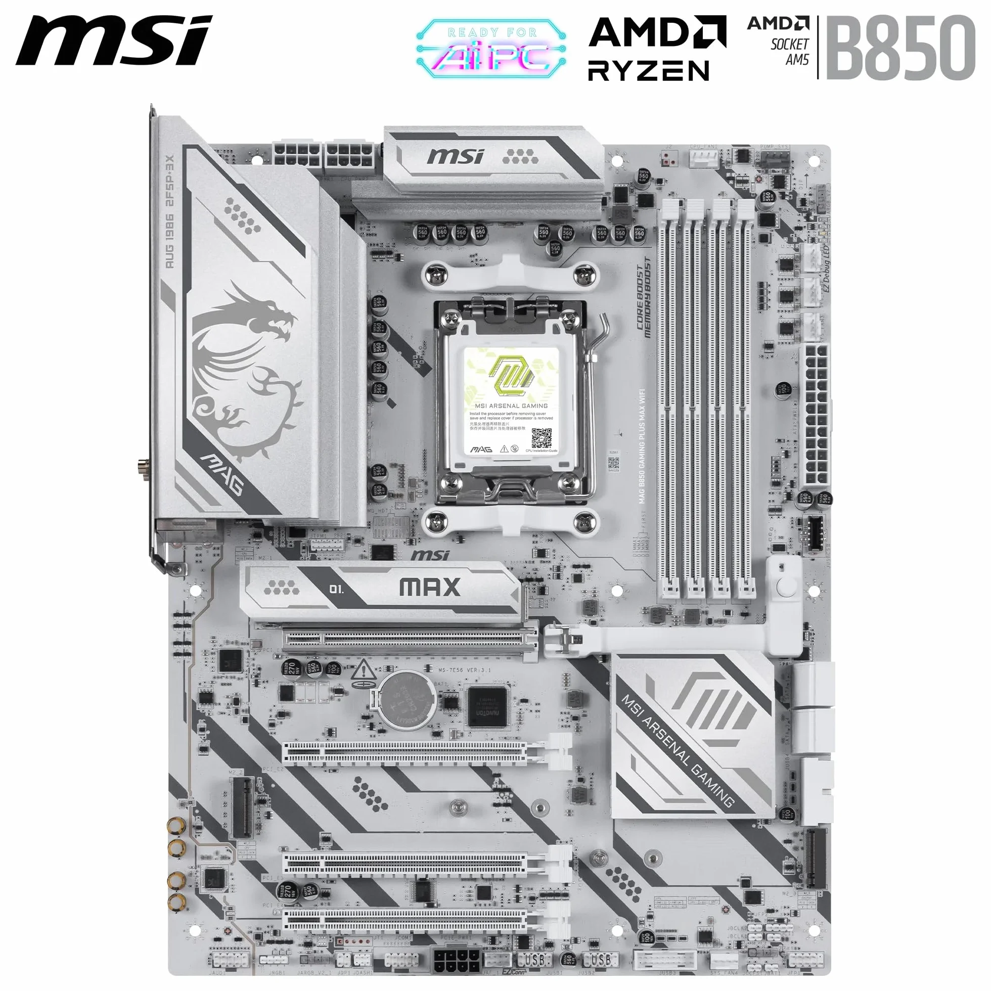 MSI MAG B850 Gaming Plus MAX WiFi