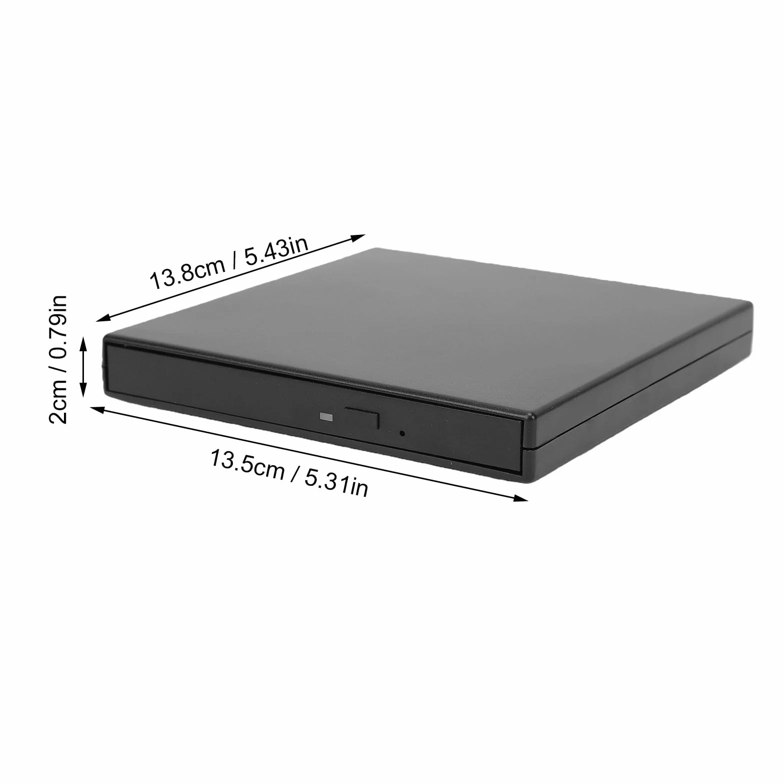 Topiky Odtwarzacz Zewnętrznego Napędu Optycznego USB 4K, Zewnętrzna Nagrywarka Blu-ray z Napędem Blu-ray (SILVER)